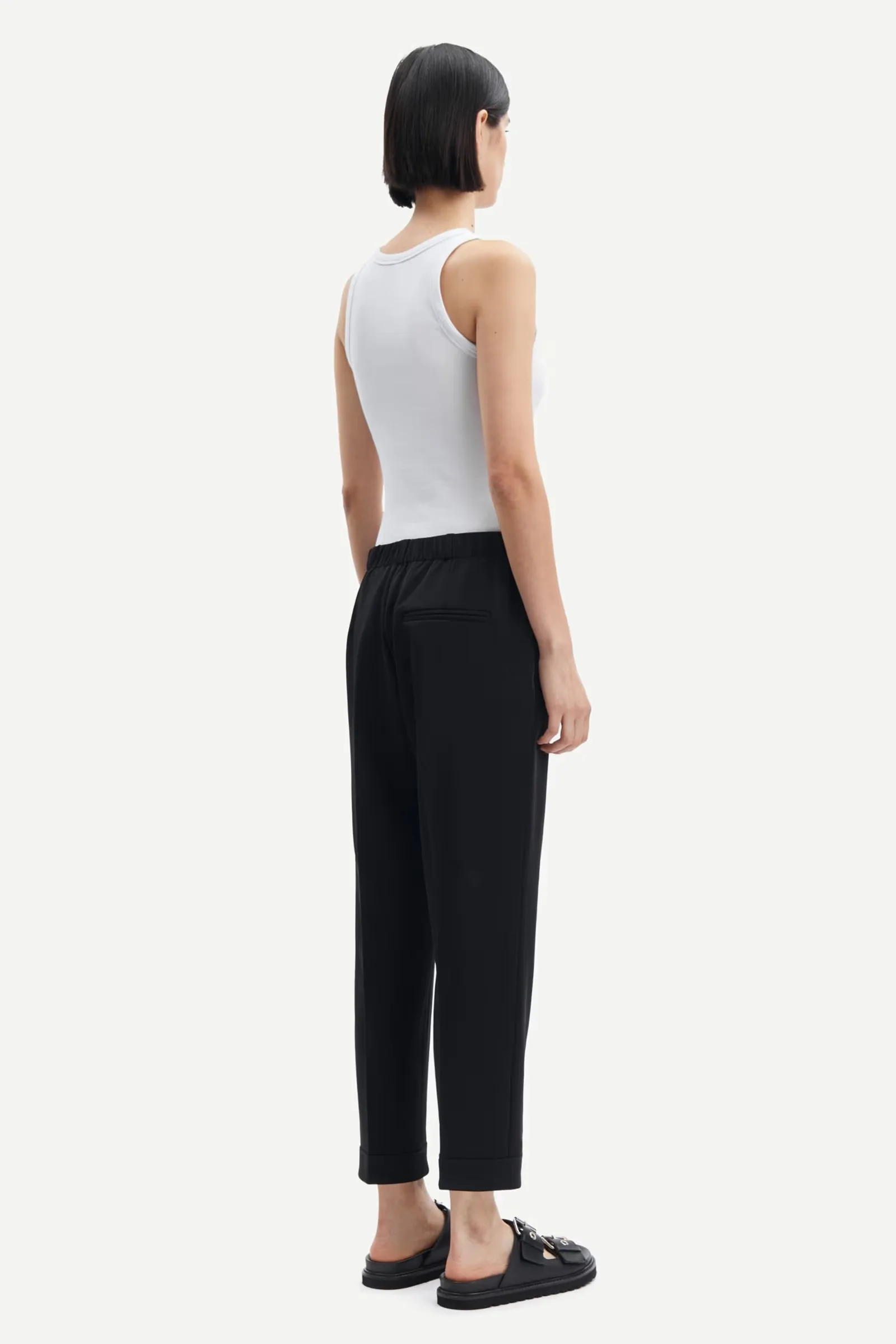 Samsoe and Samsoe naisten housut, HOYS PANTS 6528 Musta - Image 2