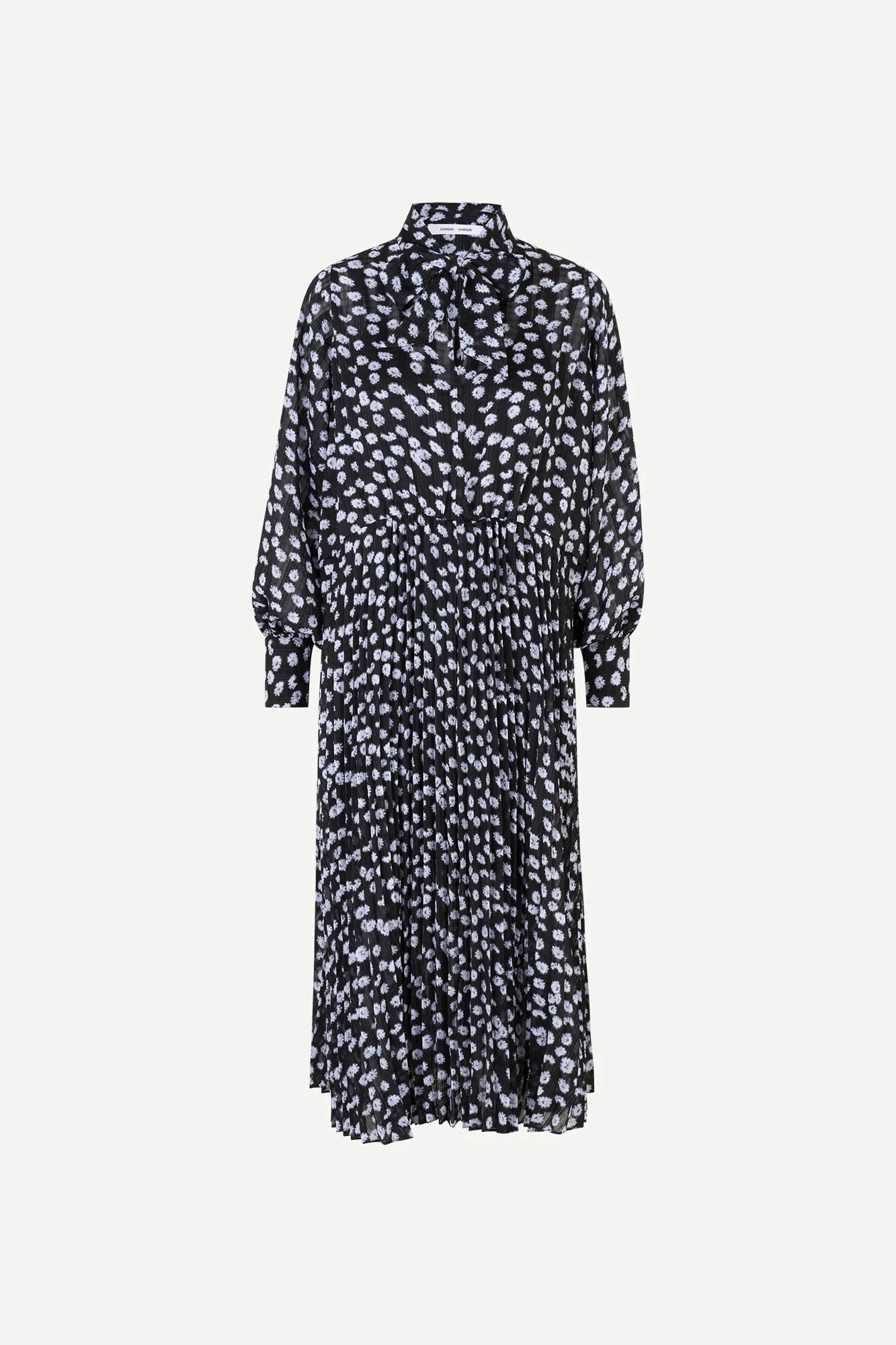 Samsoe and Samsoe Naisten Mekko DOROTHE DRESS AOP 14018 Sininen Kuosi - Image 3
