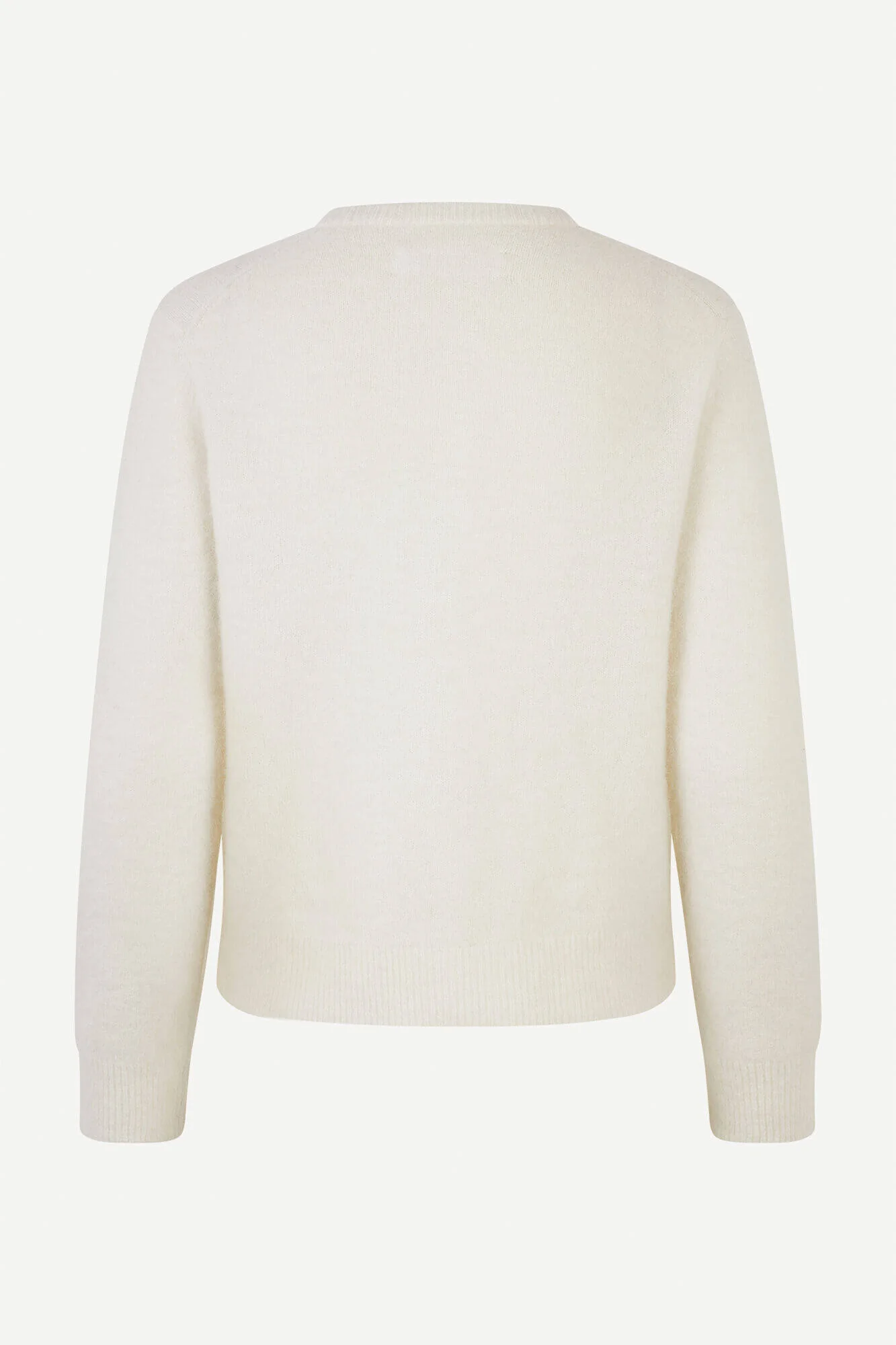 Samsoe and Samsoe Naisten Neuletakki, NOR SHORT CARDIGAN 7355 Luonnonvalkoinen - Image 4