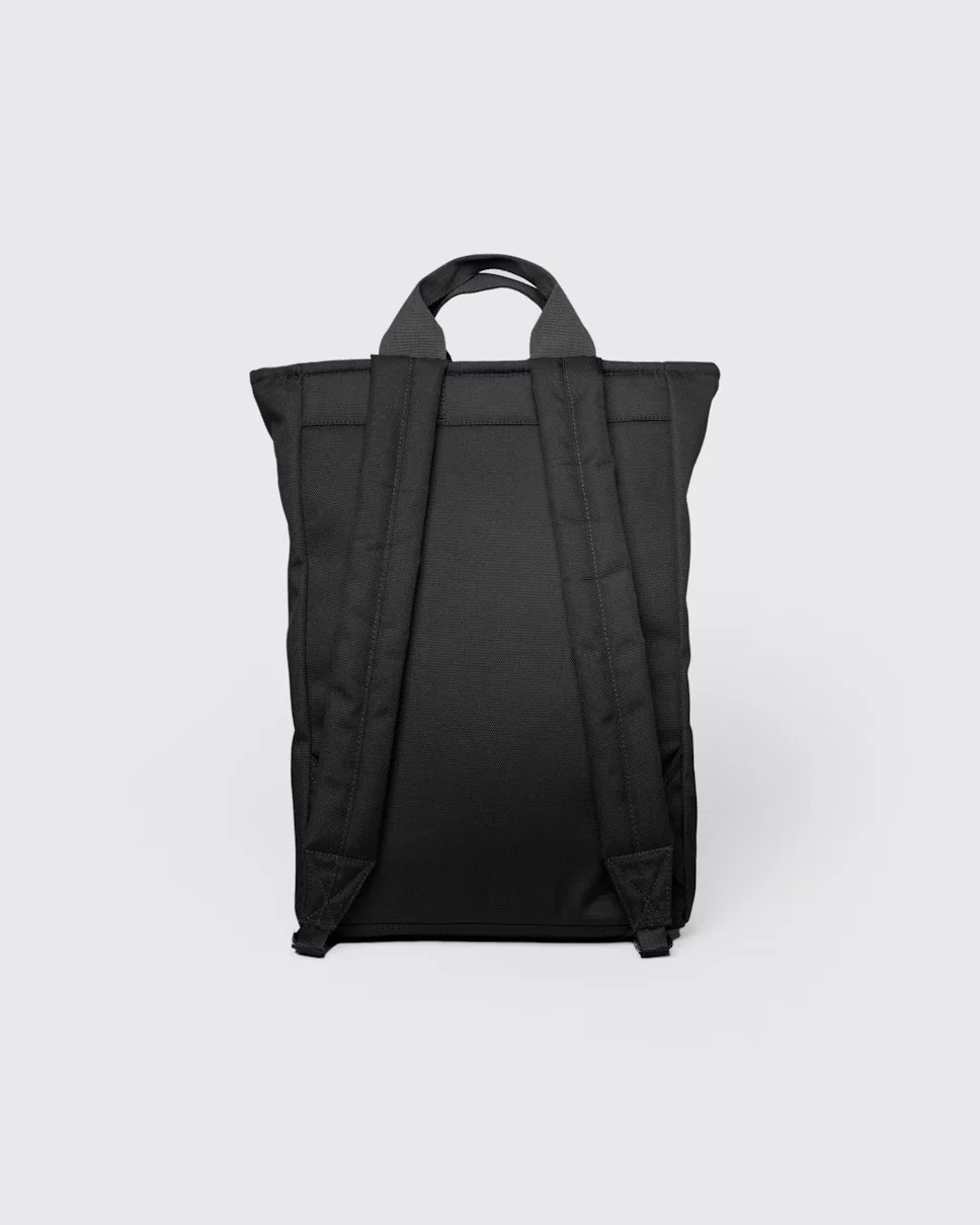 Sandqvist reppu, GROUND 2-WAY BAG Musta - Image 2