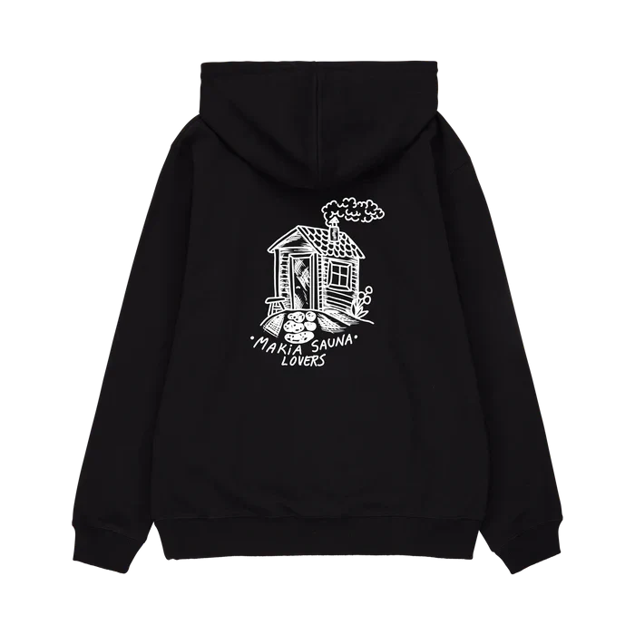 Makia huppari Sauna Hooded Sweatshirt, musta - Image 2