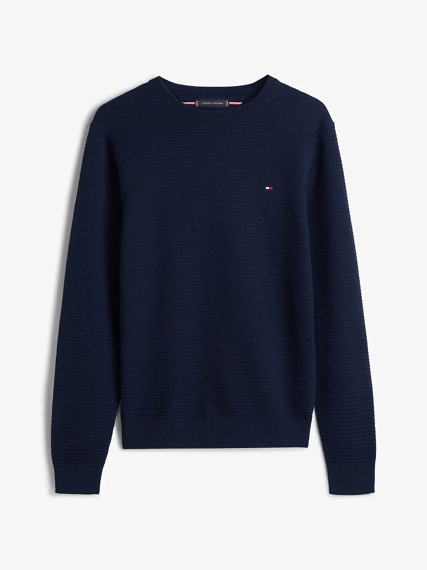 Tommy Hilfiger miesten neulepusero Seasonal Structure CNeck, tummansininen - Image 5