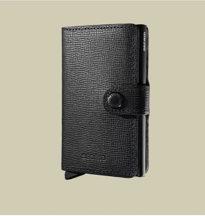 Secrid Korttikotelo, MINIWALLET CRISPLE BLACK  MC BLACK Musta