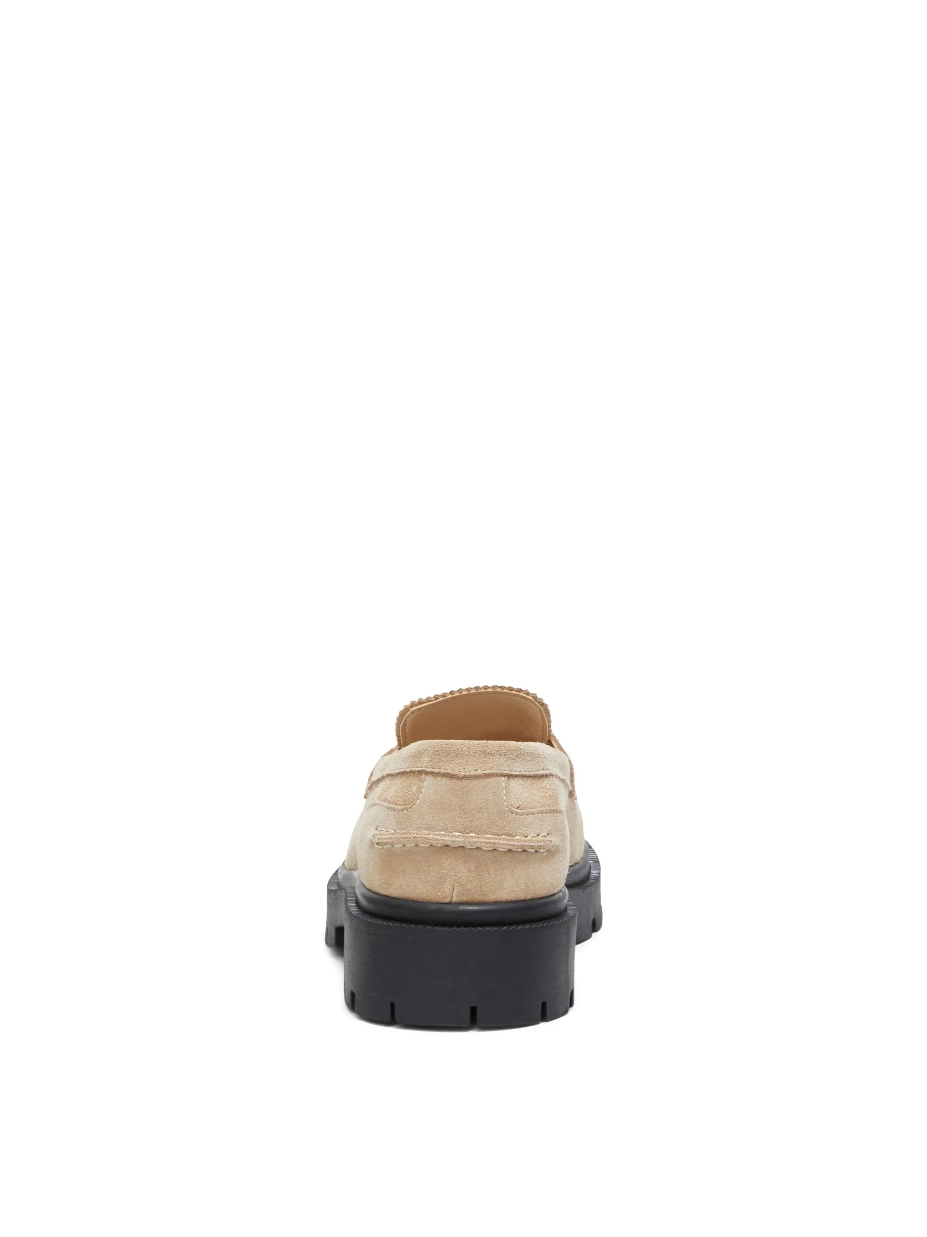 Selected Femme kengät, SLFEMMA SUEDE PENNY LOAFER Vaalea Beige - Image 3