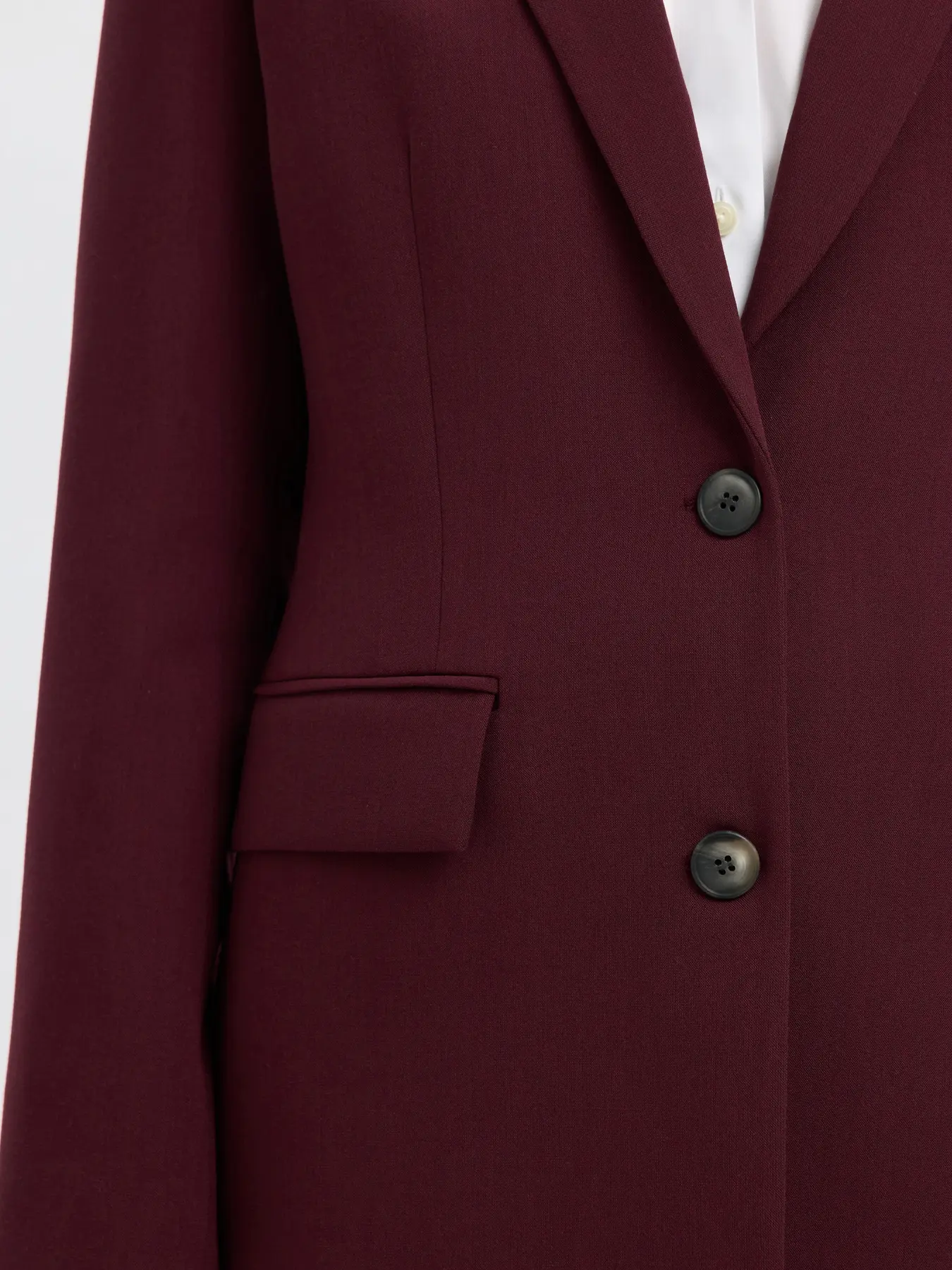 Selected Femme Naisten Bleiseri, AD-SLFRITA LS CLASSIC BLAZER MEL NOOS Fig Melange - Image 4