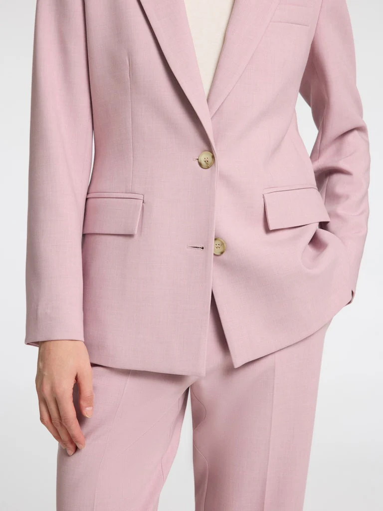 Selected Femme Naisten Bleiseri, AD-SLFRITA LS CLASSIC BLAZER MEL NOOS Vaaleanpunainen - Image 3