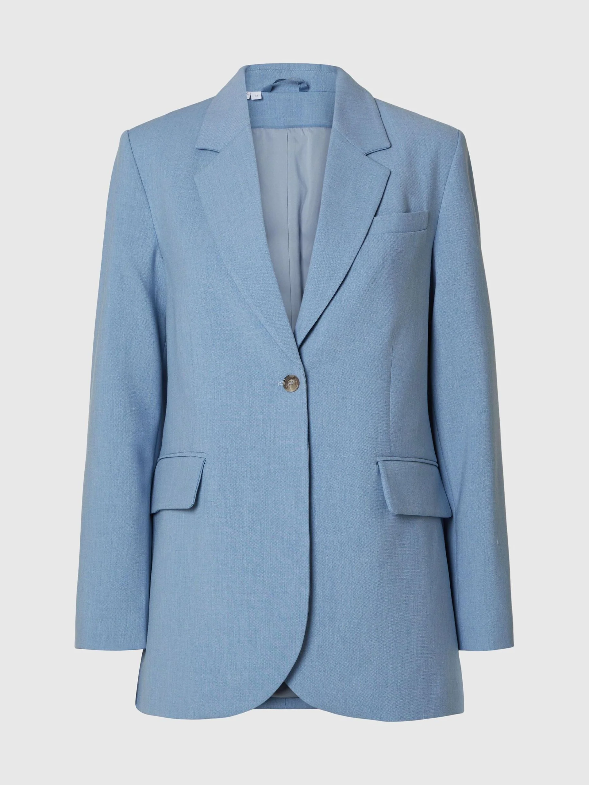 Selected Femme naisten bleiseri, SLFRITA-FREIA LS LONG BLAZER Vaaleansininen - Image 3