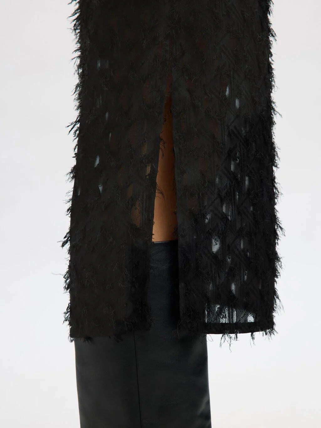 Selected Femme naisten hame, SLFMARION HW MIDI SKIRT B Black - Image 3