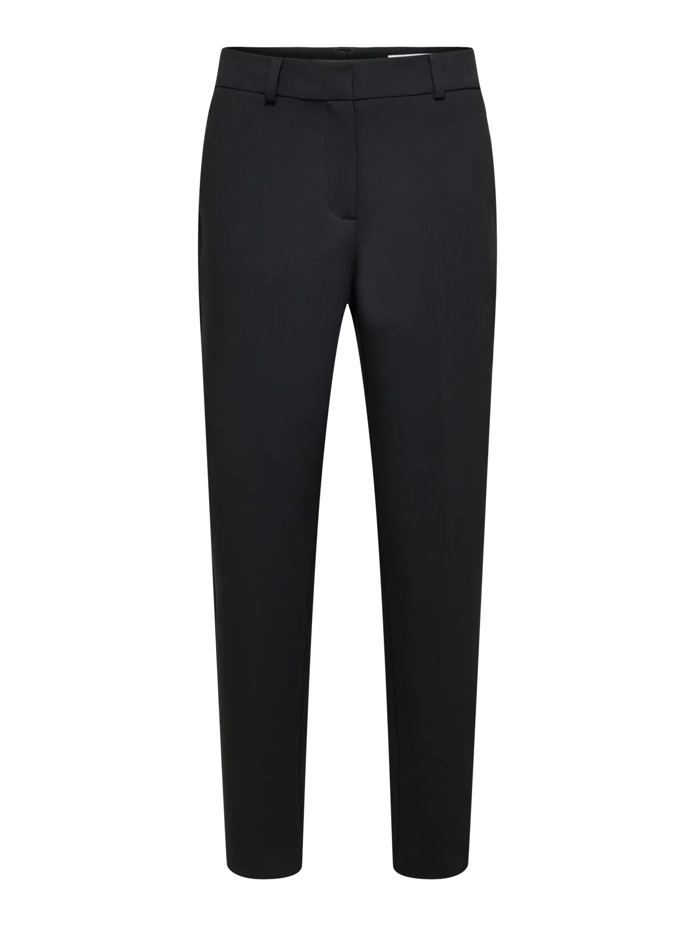 Selected Femme Naisten Housut, SLFRITA-RIA MW CROPPED PANT NOOS Black - Image 3