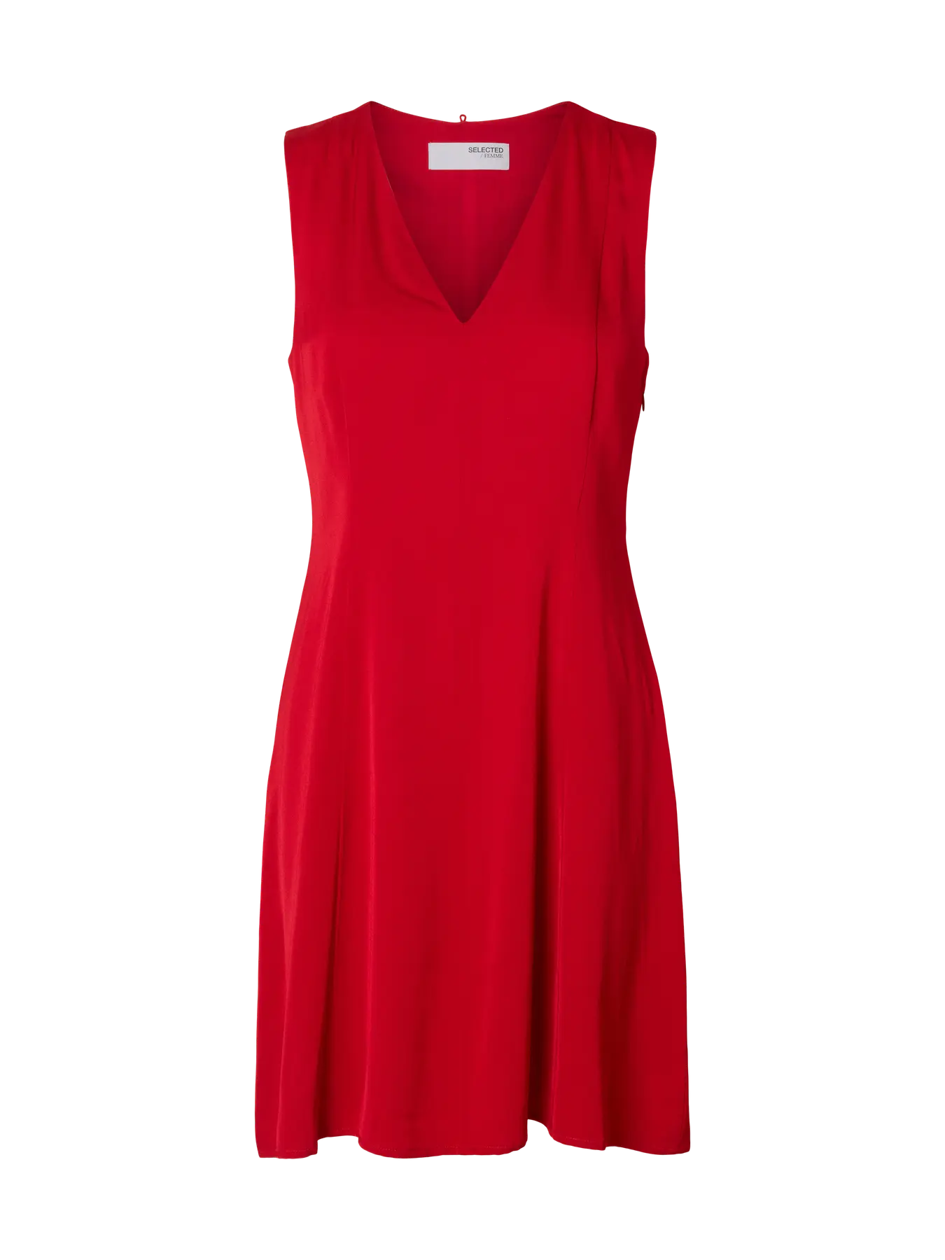 Selected Femme naisten mekko, SLFLEONORE REGULAR SL SHORT CAPE DRESS B Equestrian Red - Image 3