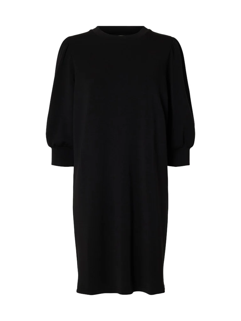 Selected Femme naisten mekko, SLFTENNY SWEAT DRESS Musta