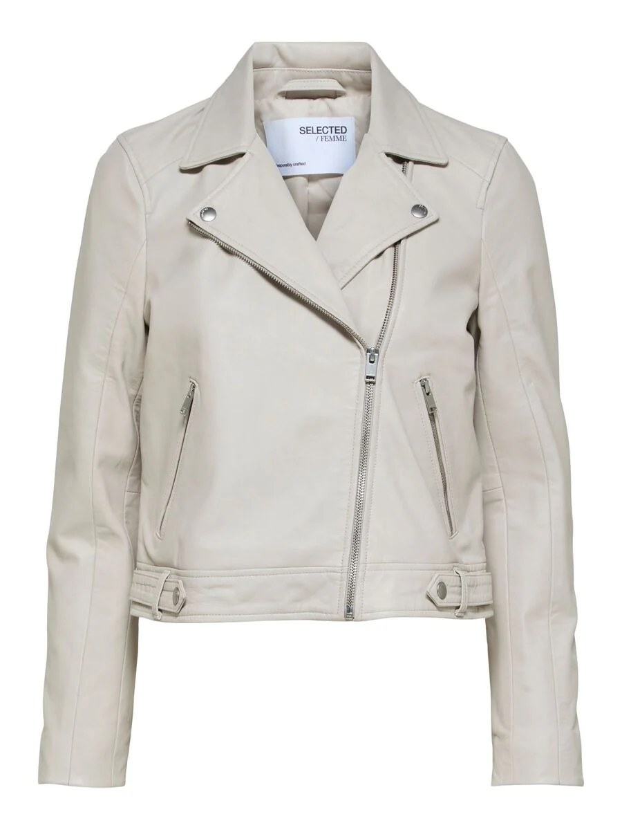 Selected Femme Naisten Nahkatakki, Katie Leather Jacket Kitti - Image 3