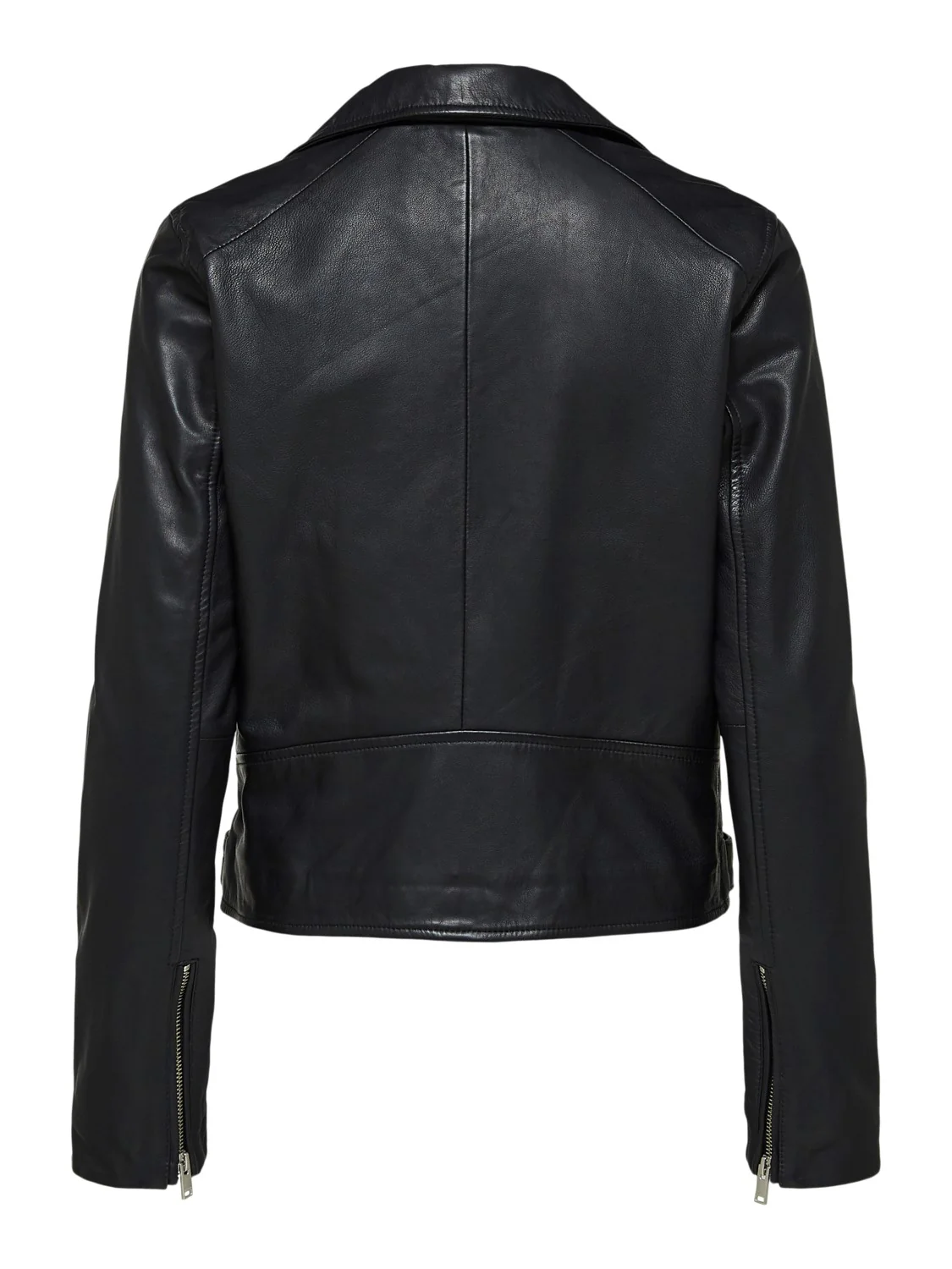 Selected Femme Naisten Nahkatakki, Katie Leather Jacket Musta - Image 4