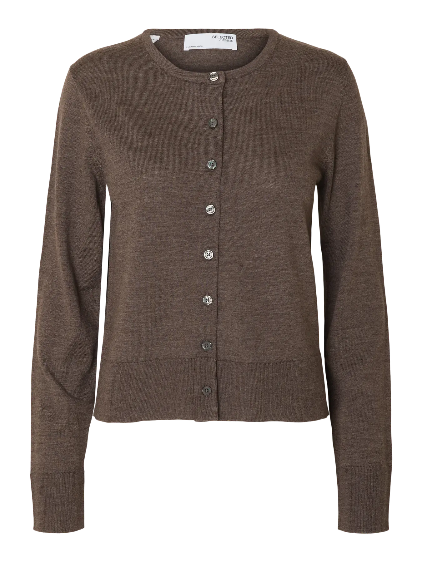 Selected Femme Naisten Neuletakki, SLFThea LS Knit Merino Cardigan Noos Delicioso - Image 3