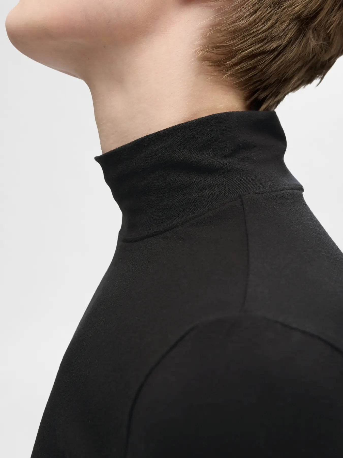 Selected Femme Naisten Paita, SLFMANJA LS HIGH NECK NOOS Black - Image 4