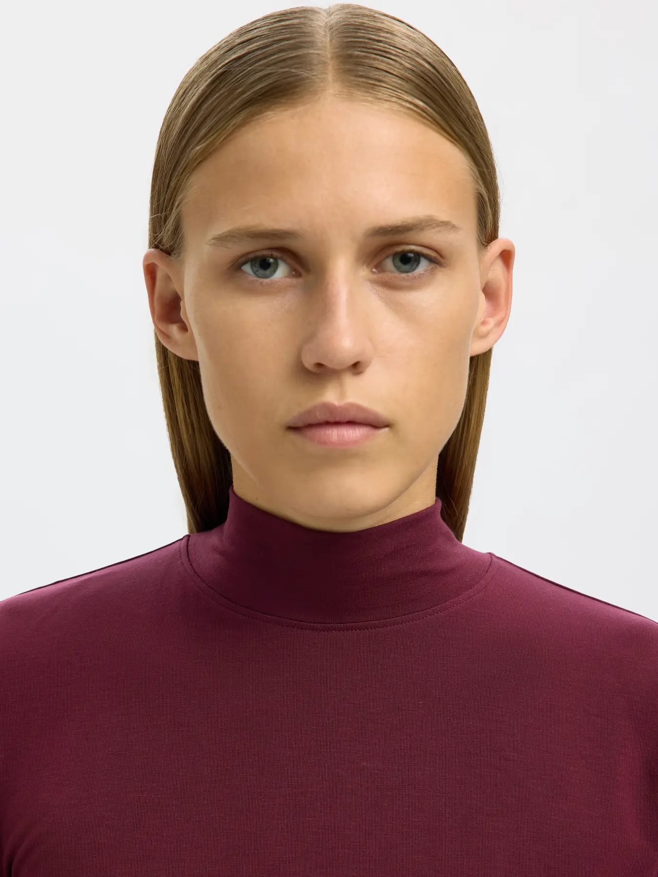 Selected Femme Naisten Paita, SLFMANJA LS HIGH NECK NOOS Fig - Image 4