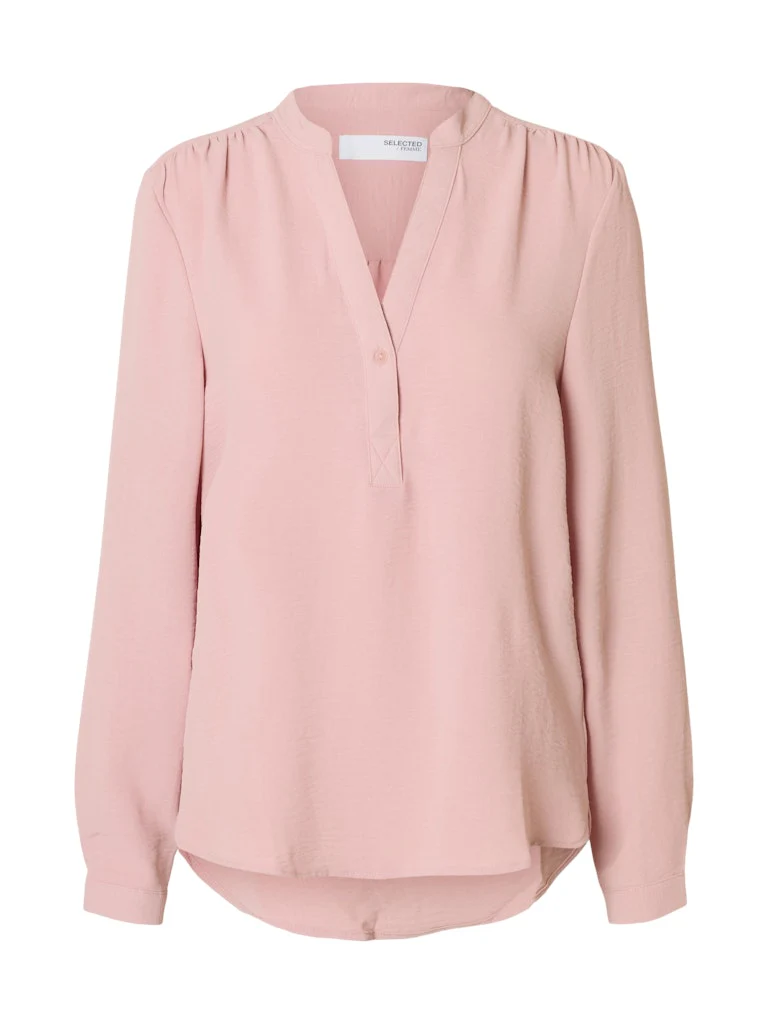 Selected Femme Naisten Pusero, SLFMIVIA LS TOP B Vaaleanpunainen - Image 2