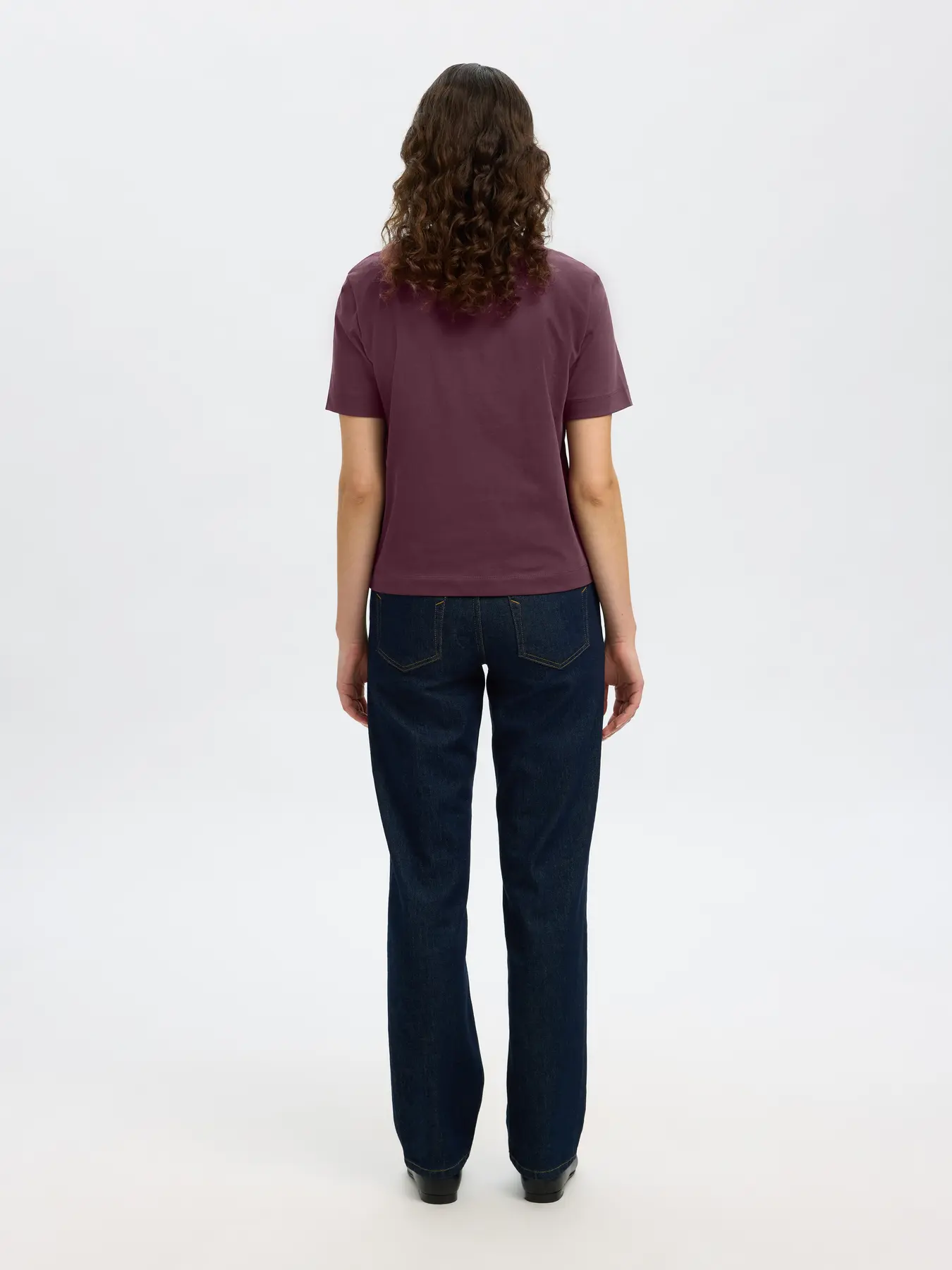 Selected Femme Naisten T-Paita, SLFESSENTIAL SS BOXY TEE NOOS Fig - Image 2