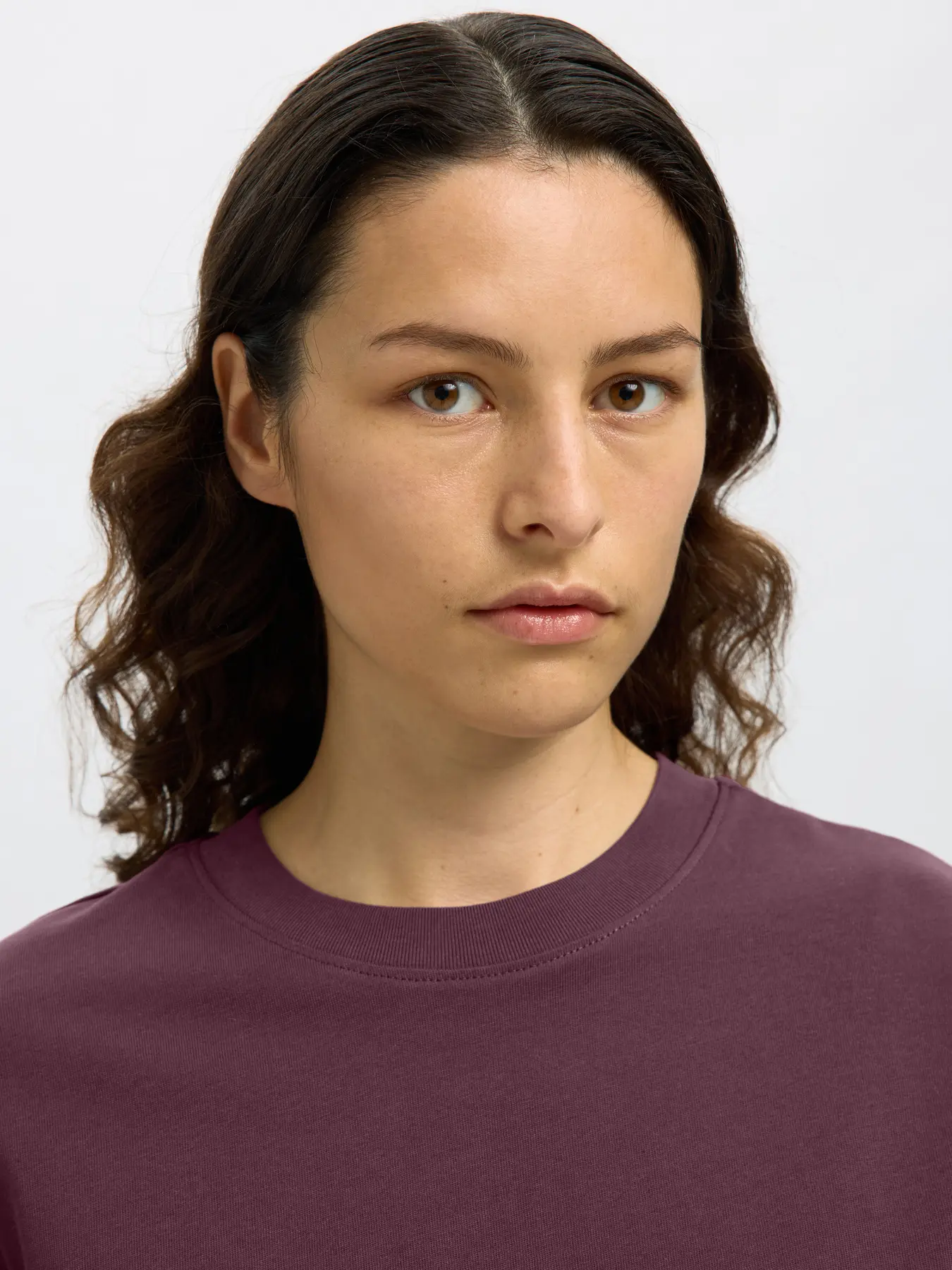 Selected Femme Naisten T-Paita, SLFESSENTIAL SS BOXY TEE NOOS Fig - Image 4