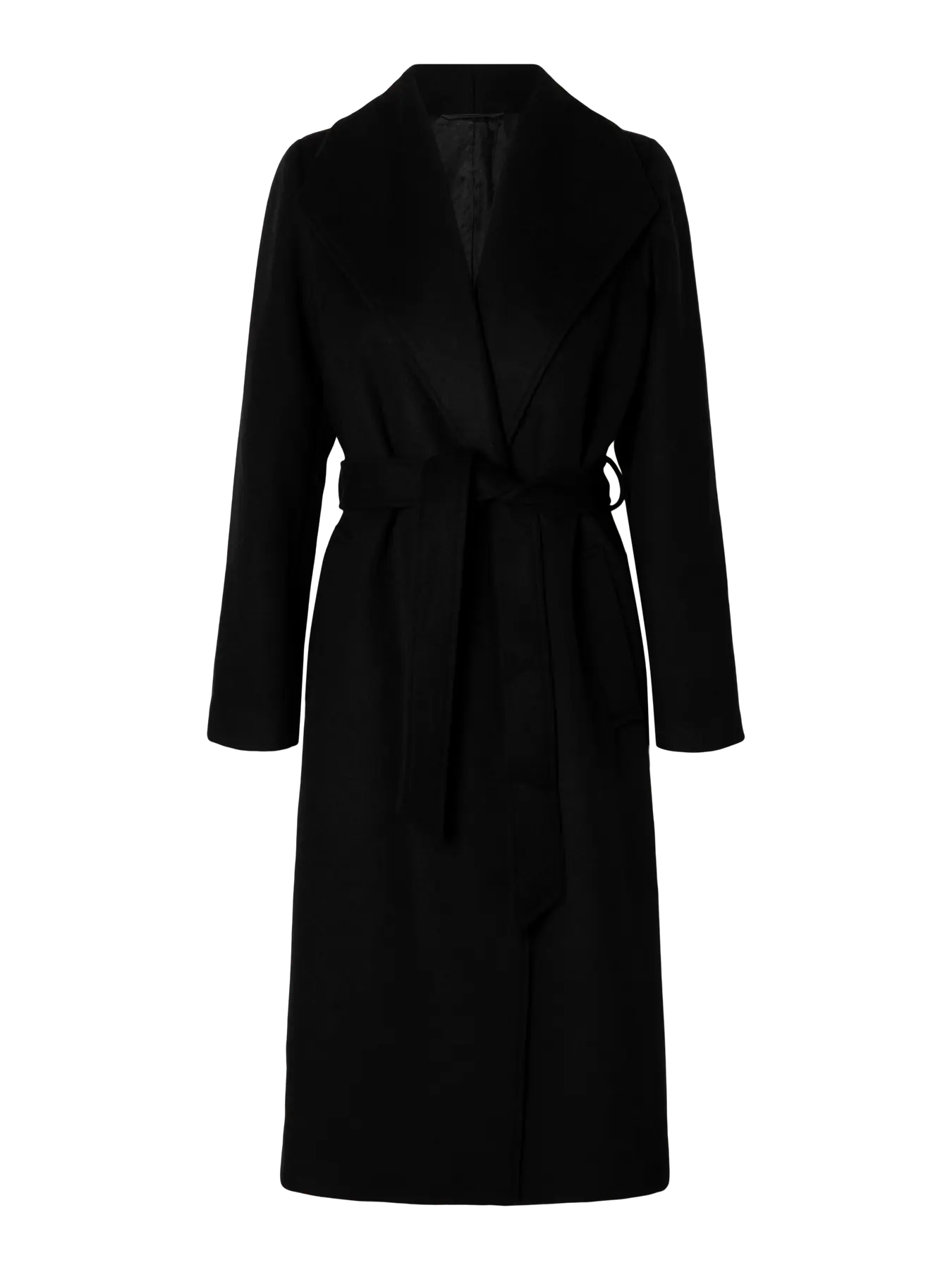Selected Femme naisten takki SLFROSA LANO COAT, musta - Image 3