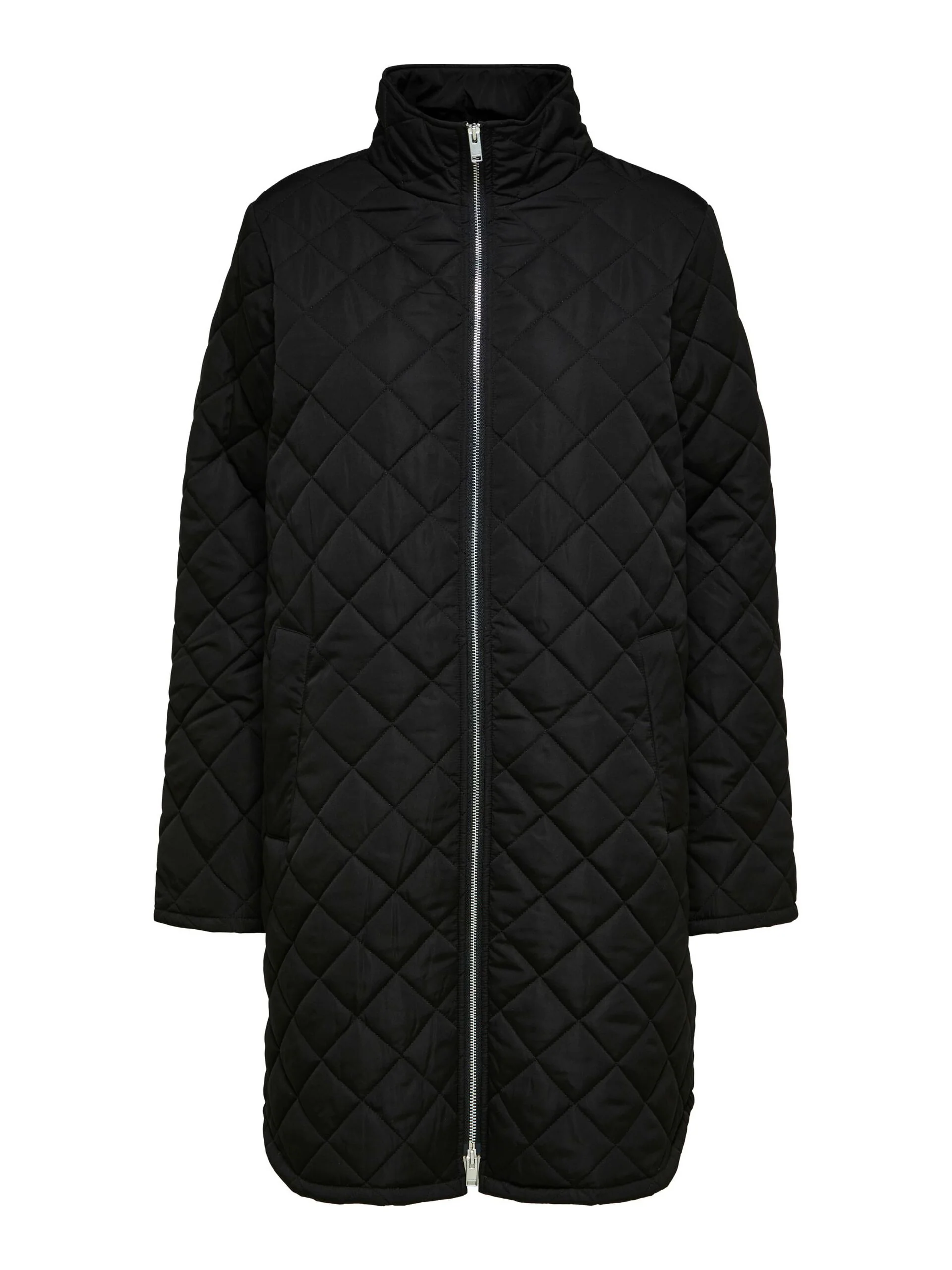 Selected Femme Naisten Tikkitakki SLFFILLY QUILTED COAT B Musta - Image 3