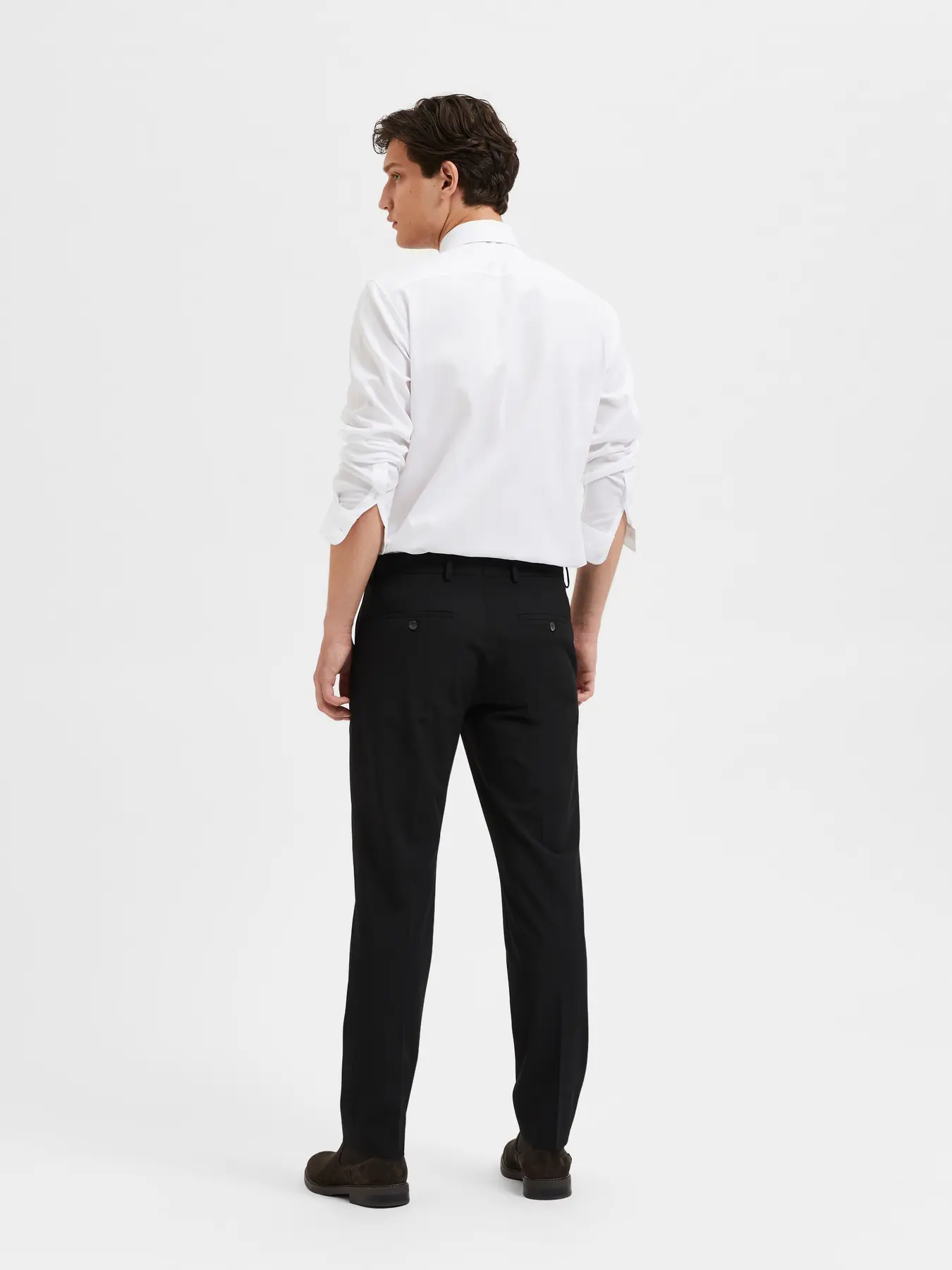 Selected Homme Miesten Housut, LIAM TRS FLEX NOS Black - Image 5
