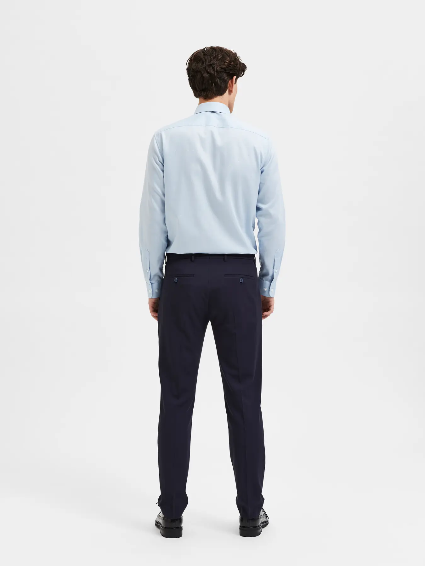 Selected Homme Miesten Housut, LIAM TRS FLEX NOS Navy Blazer - Image 3