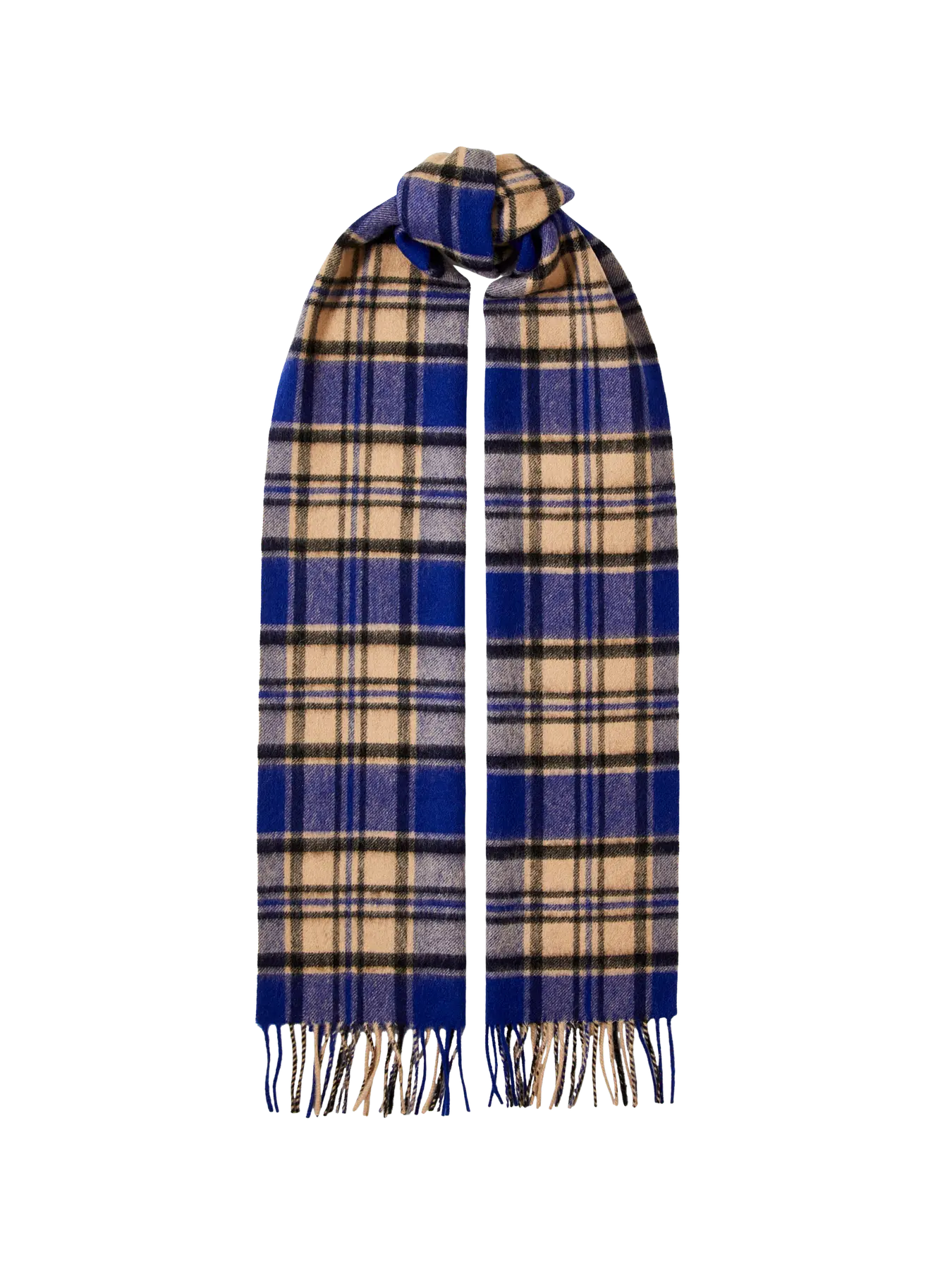 Selected huivi, TOPE WOOL CEHCK SCARF Set Sail Tartan