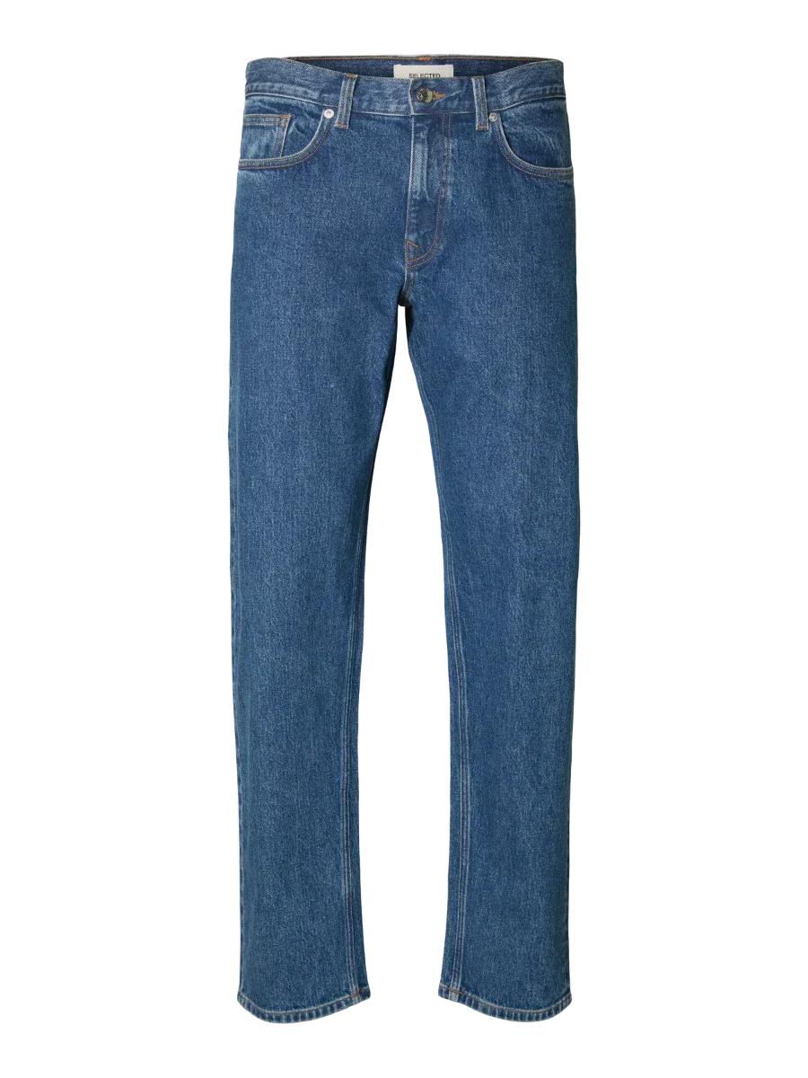 Selected miesten farkut, SLH196-STRAIGHT BEN KORI JEANS Sininen, Indigo - Image 2