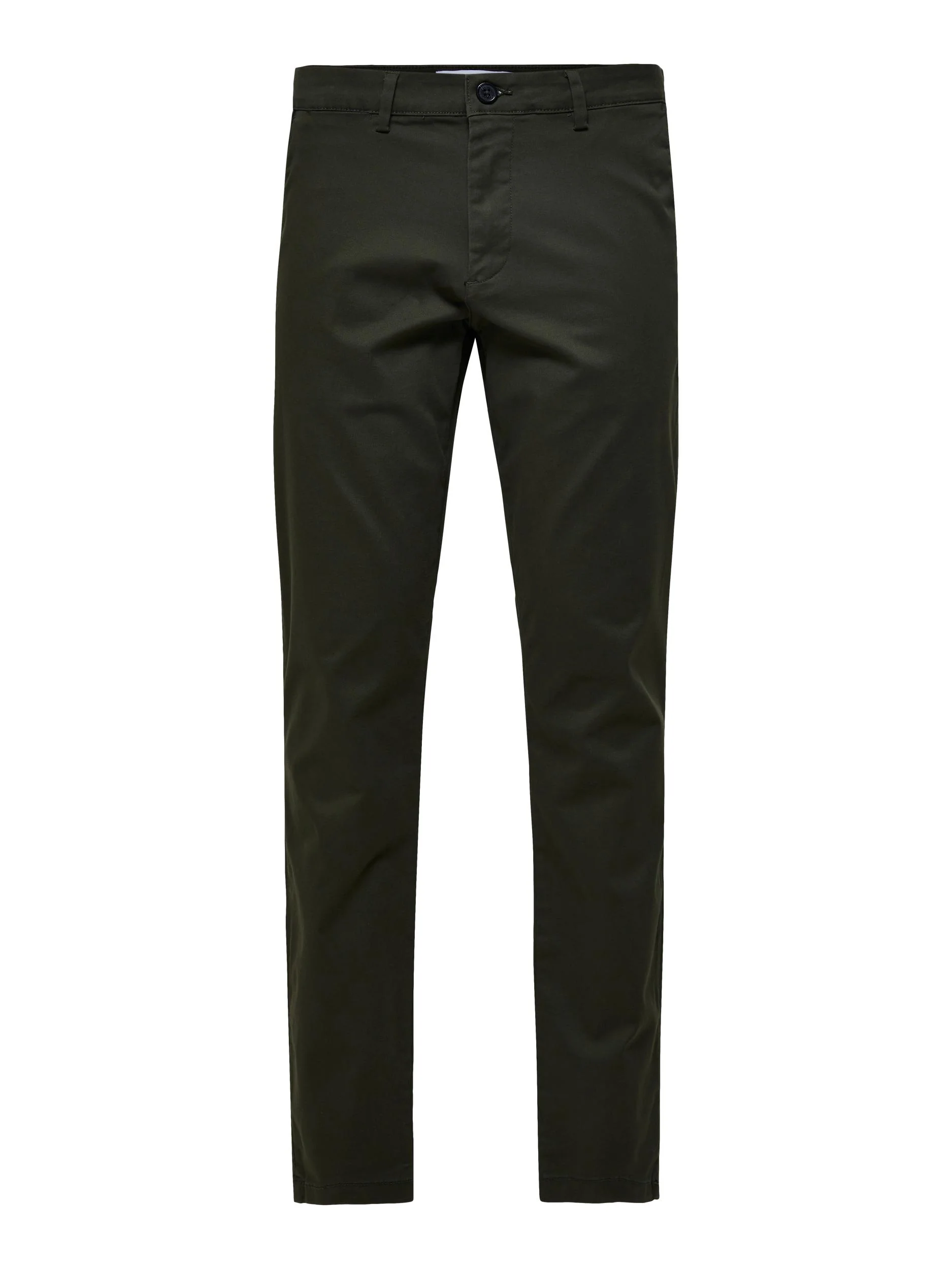 Selected, Miesten Housut, NEW MILES FLEX CHINO NOS Armeijanvihreä - Image 3