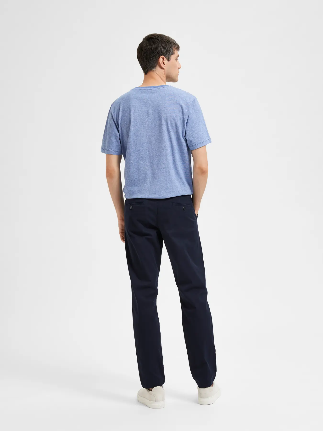 Selected miesten housut New Miles Flex Chino, Dark Sapphire - Image 2