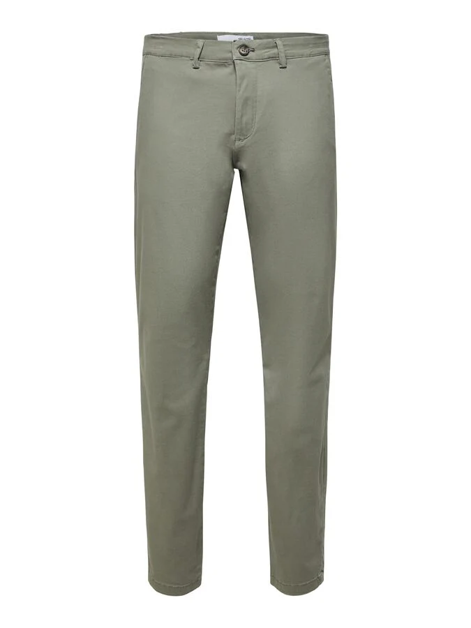 Selected, Miesten Housut, NEW MILES FLEX CHINO NOS Vihreä - Image 3