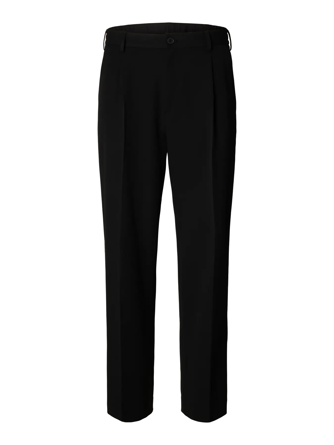 Selected miesten housut, SLH LOOSE FINN FLEX PANTS Black - Image 3