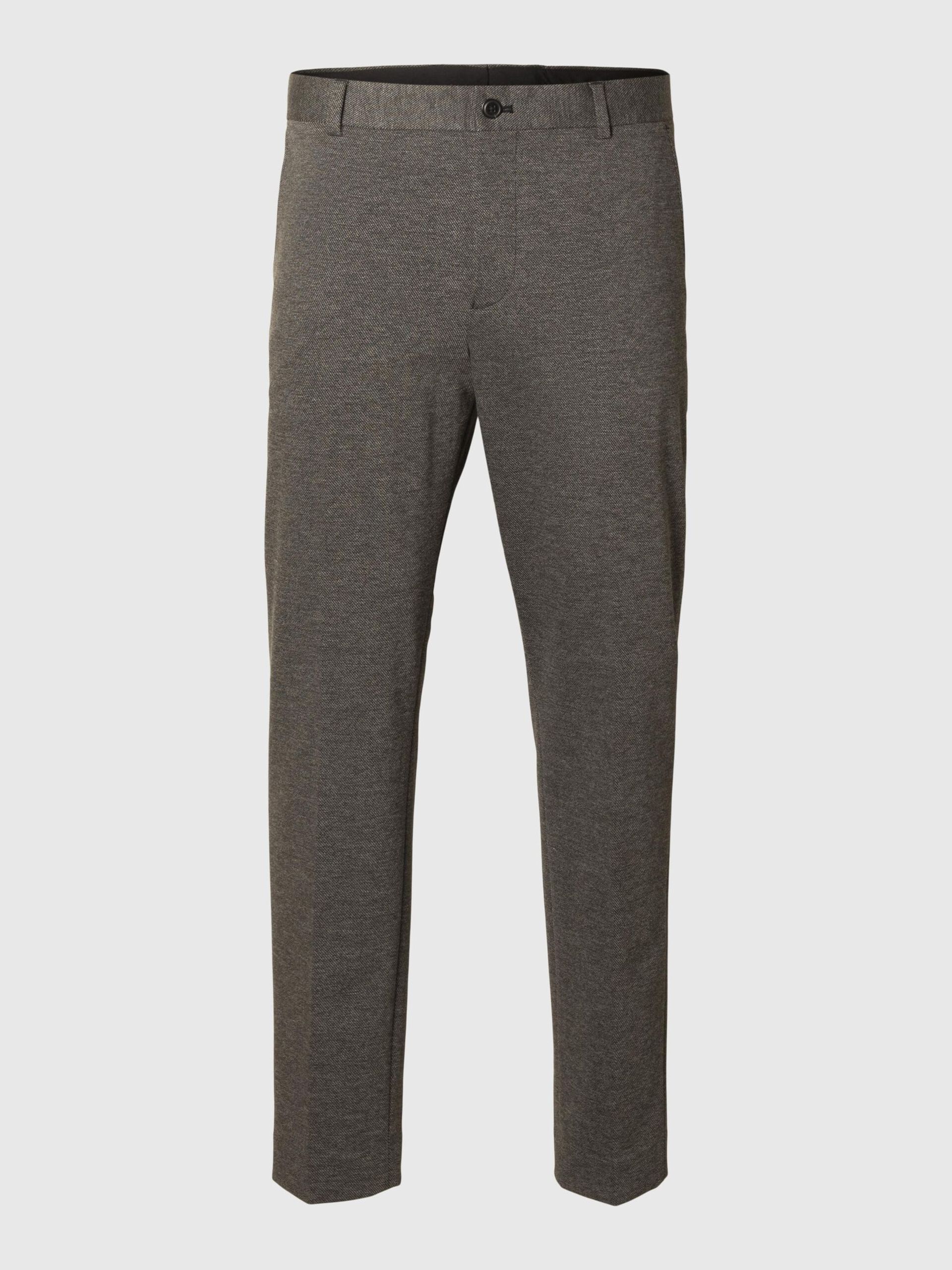 Selected Miesten Housut SLIM AITOR TROUSER NOS Ruskea Kuosi - Image 5