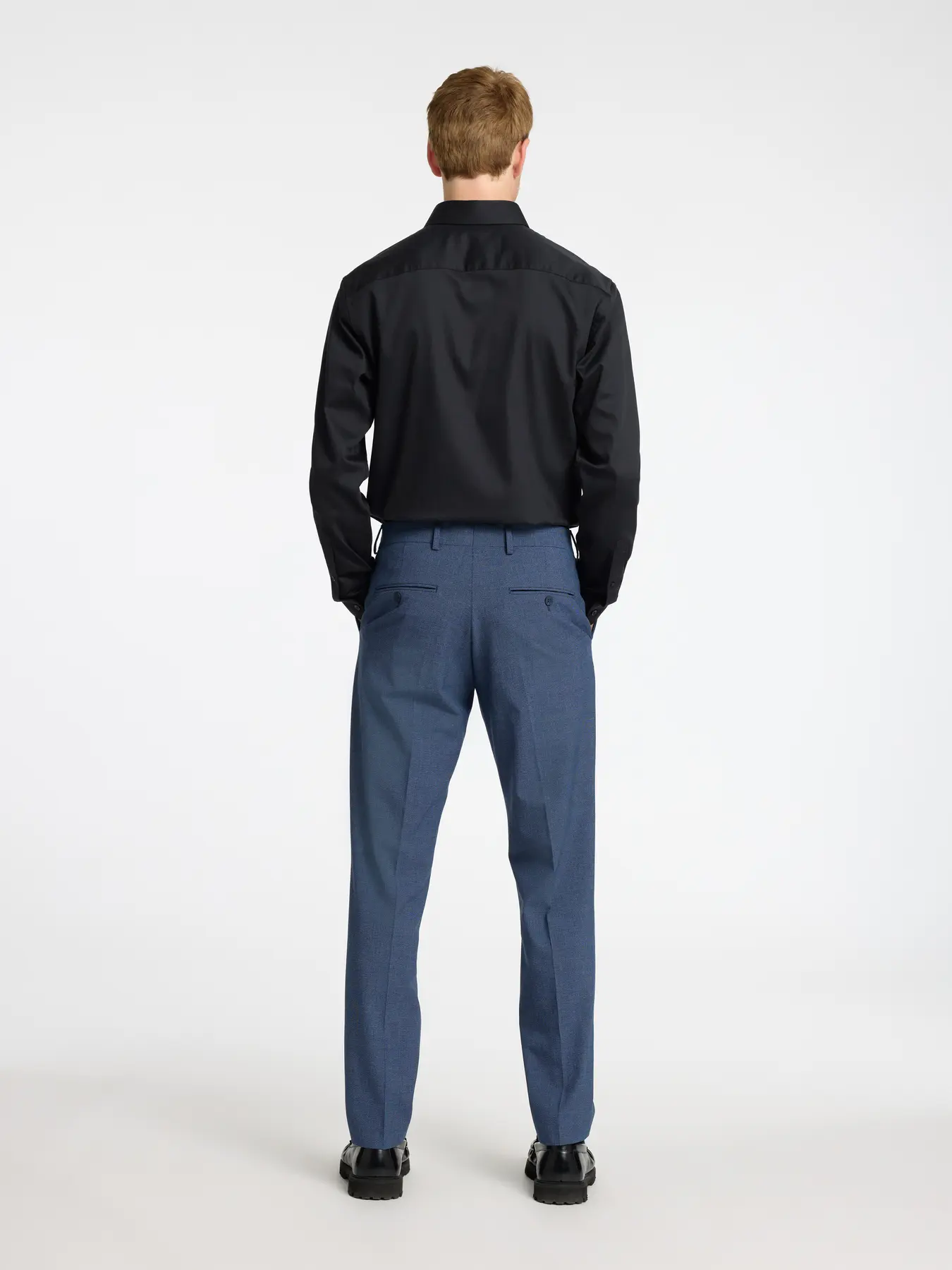Selected Miesten Kauluspaita, SLIM PERFORMANCE SHIRT NOS Black - Image 2