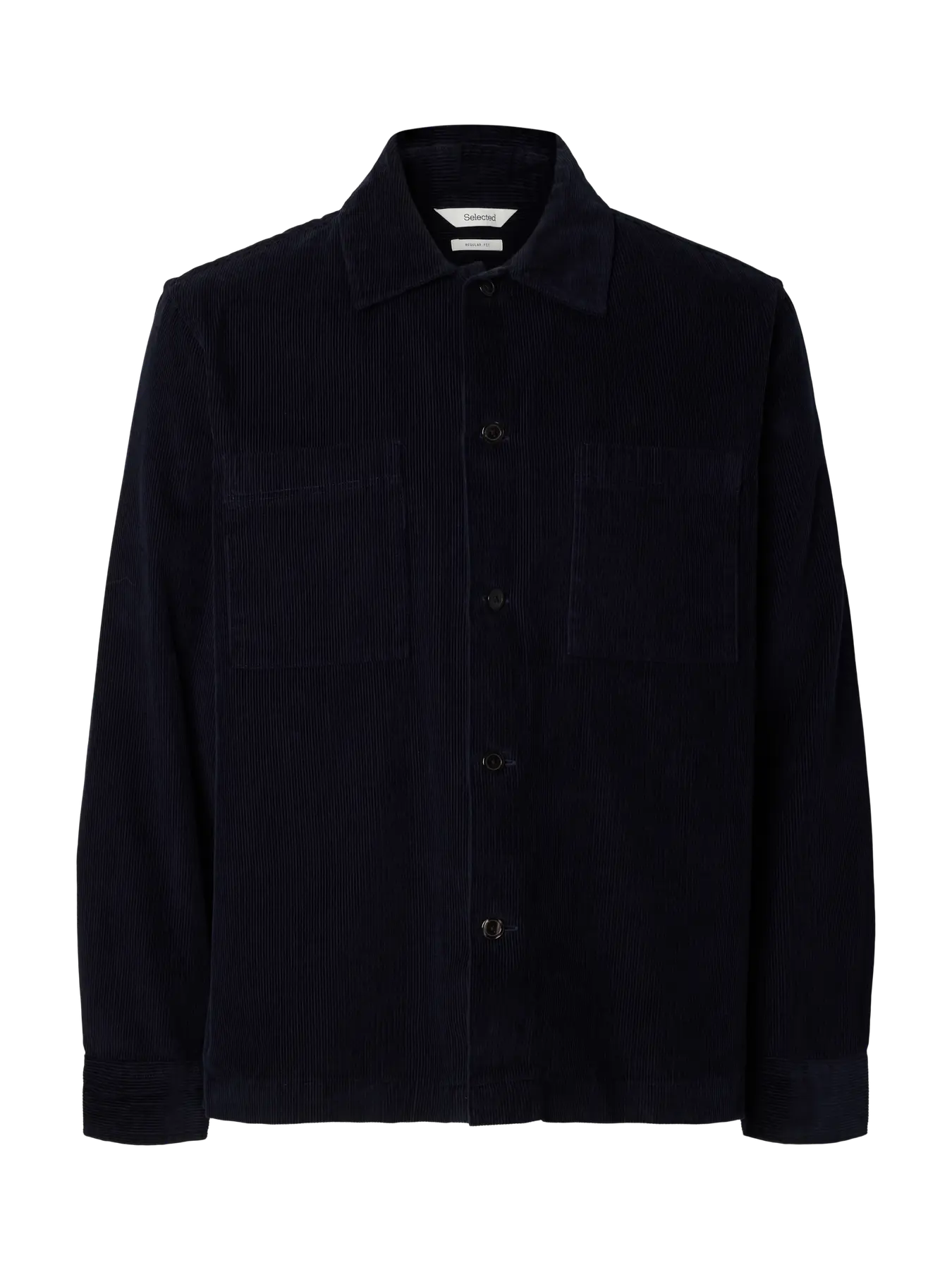 Selected miesten paitatakki, SLHREGTATE CORD OVERSHIRT Sky Captain - Image 3