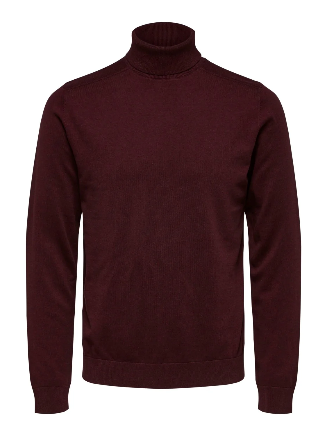 Selected, Miesten Pooloneule, Berg Roll Neck Viininpunainen - Image 3