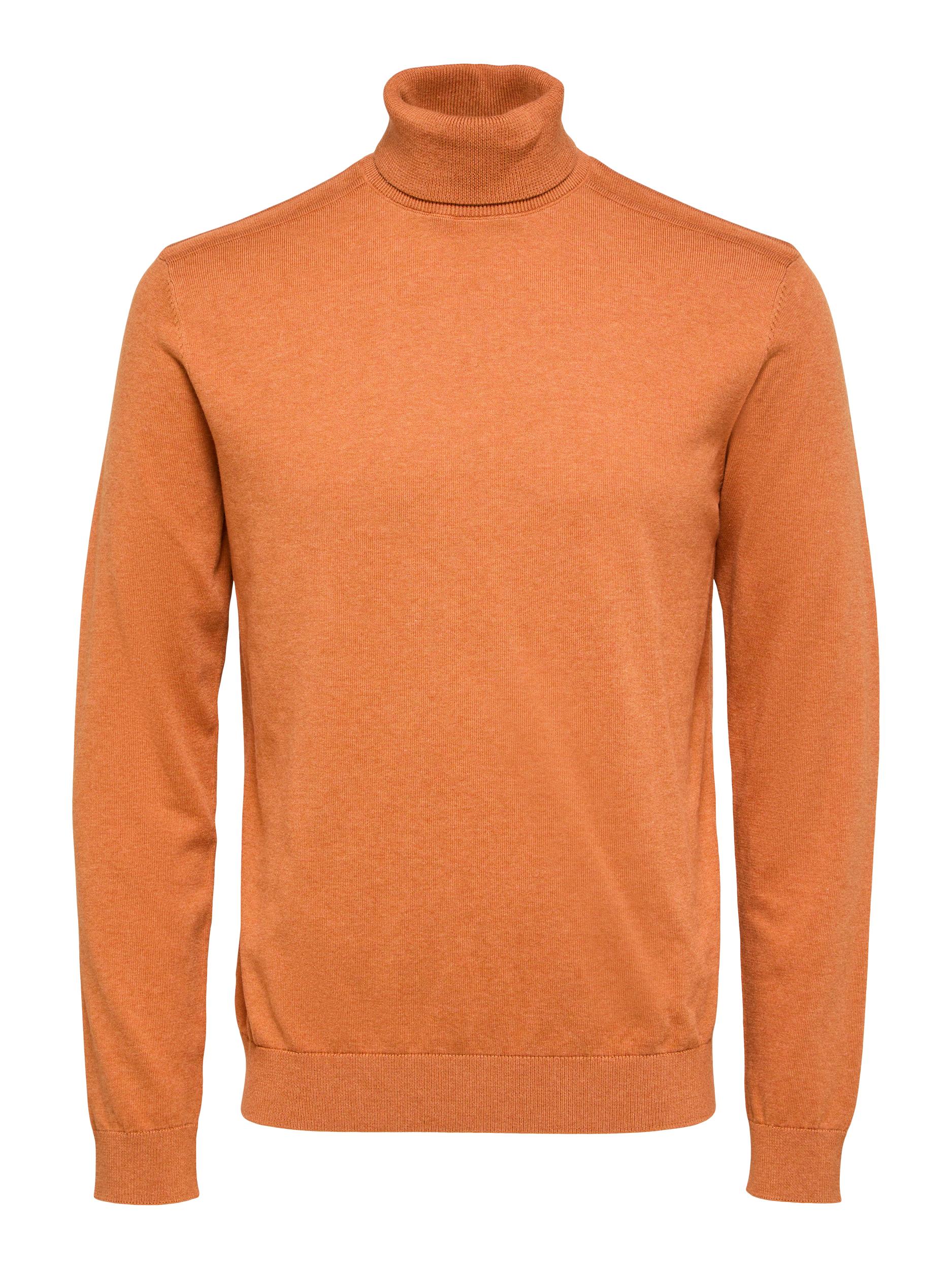 Selected, Miesten Pooloneule, Berg Roll Neck Oranssi - Image 3