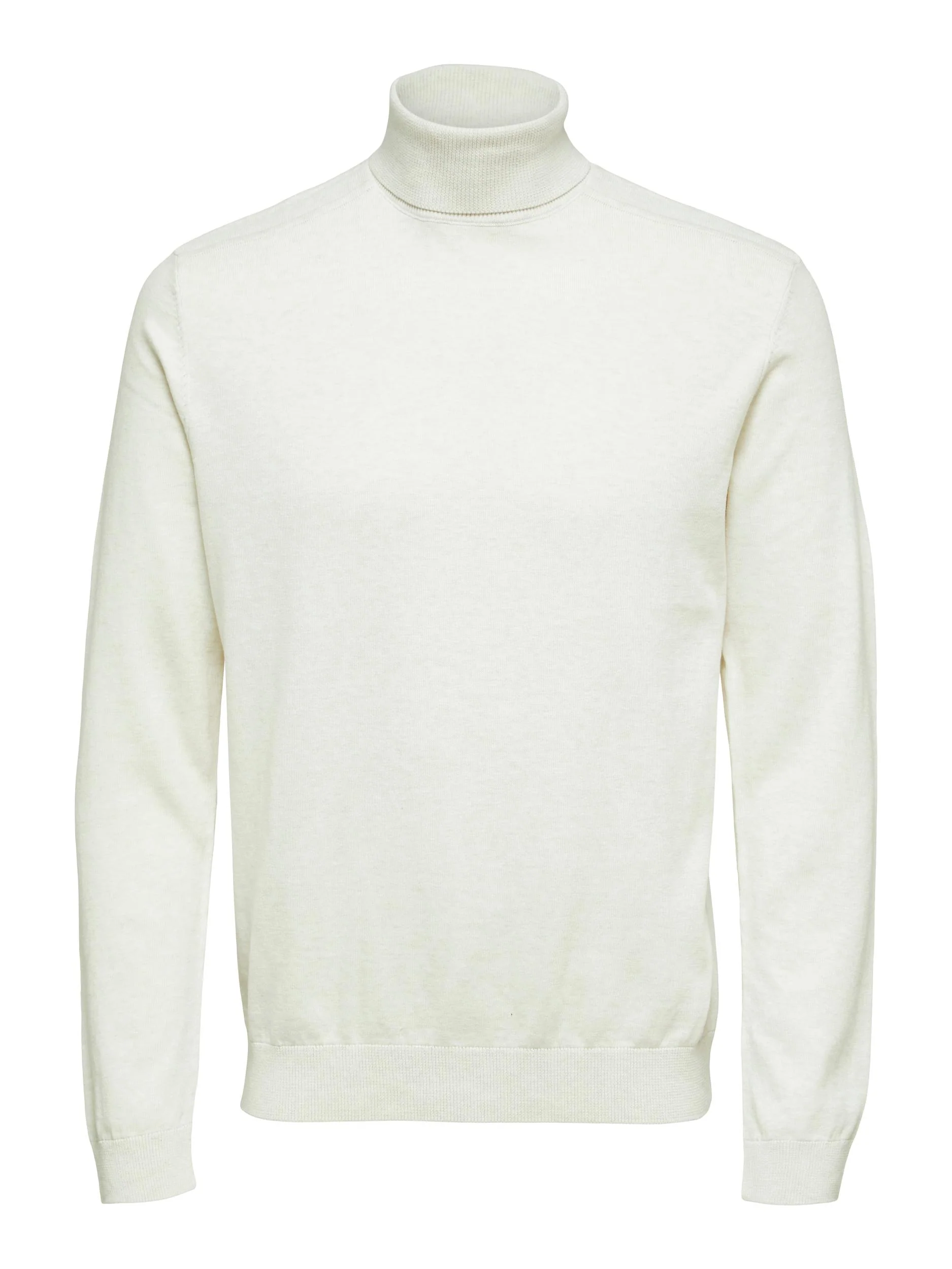 Selected, Miesten Pooloneule, Berg Roll Neck Valkoinen - Image 3