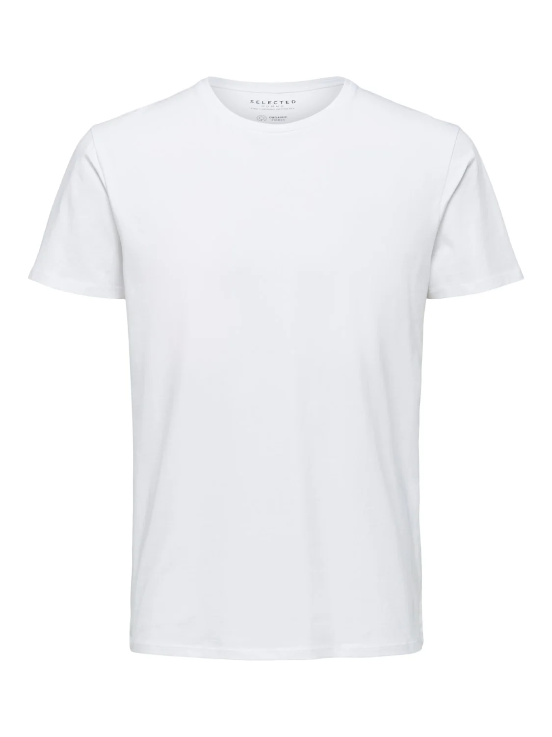 Selected Miesten T-paita, Pima Ss O-neck Valkoinen - Image 3