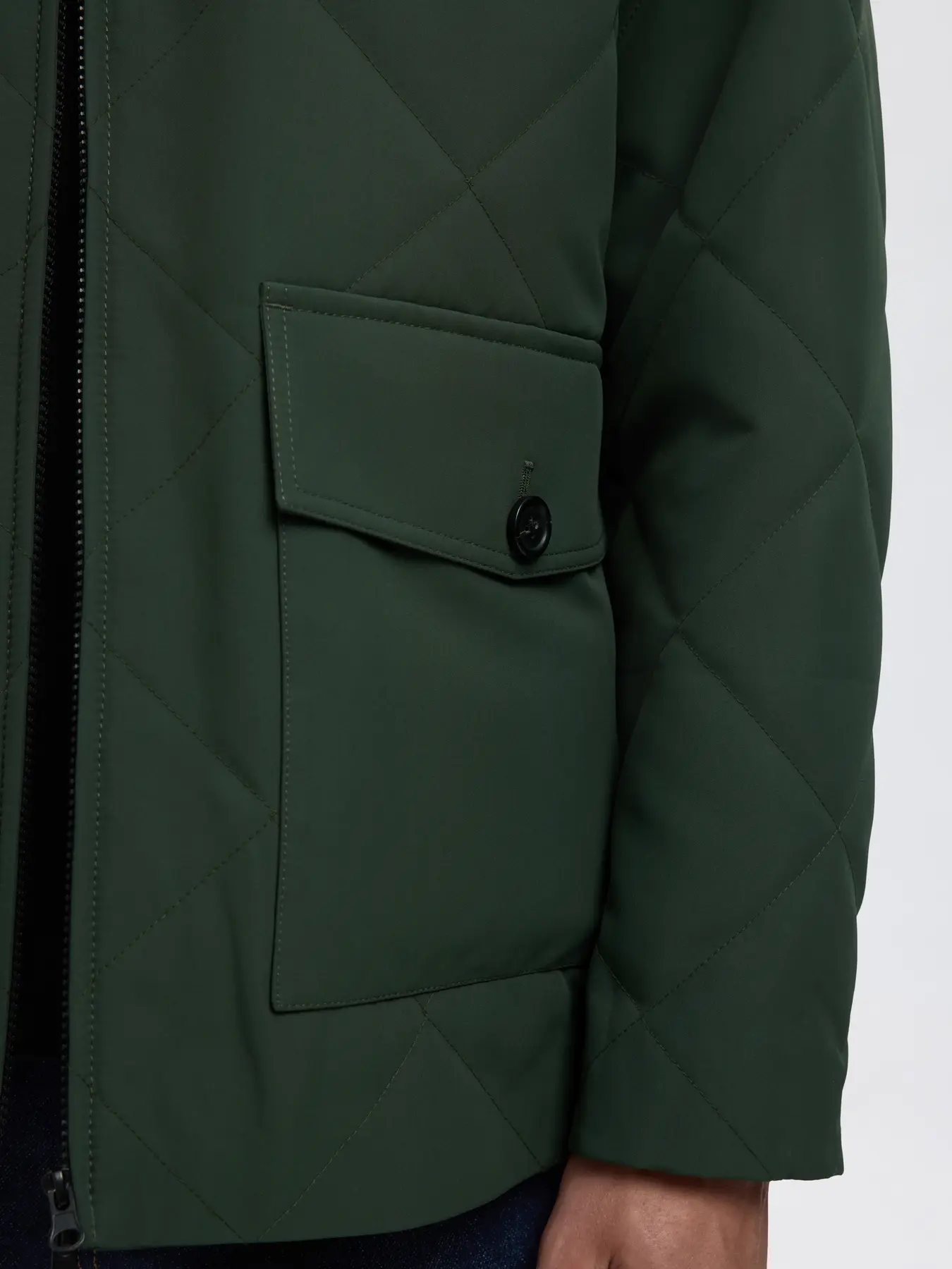 Selected miesten tikkitakki, CARLOS QUILTED JKT Kalamata - Image 4