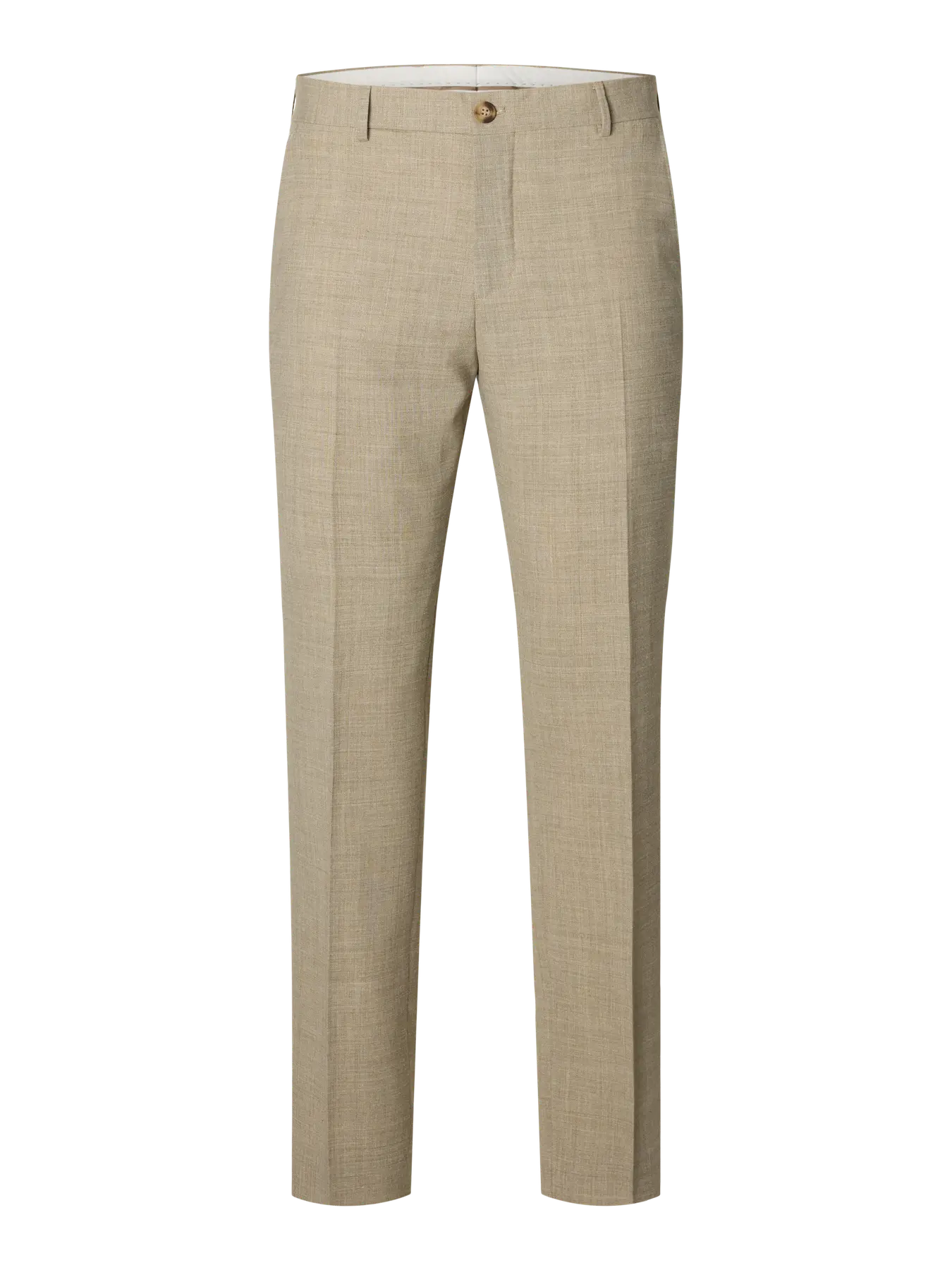 Selected pellavahousut, OASIS LINEN TROUSER Sand - Image 4