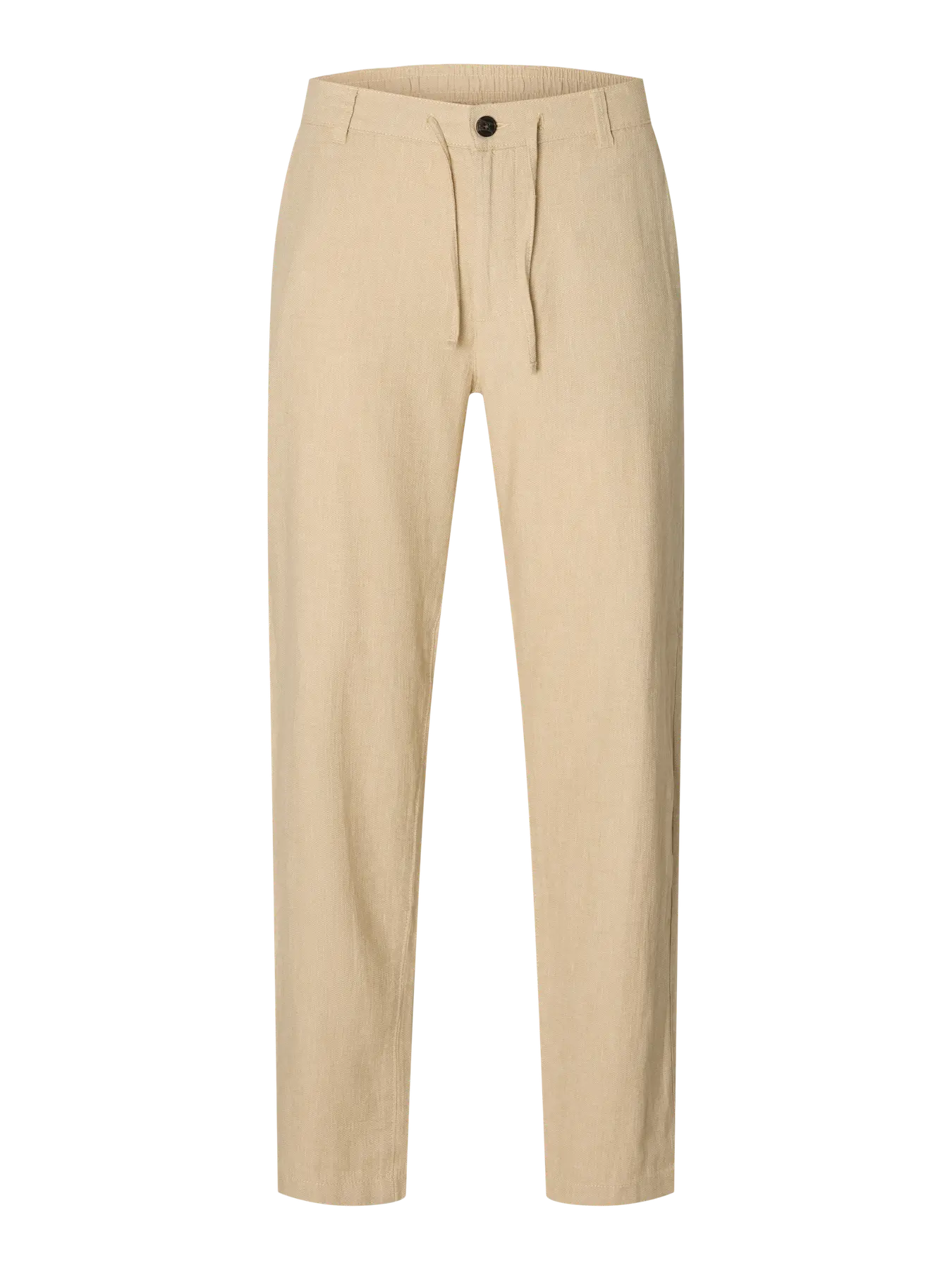 Selected pellavahousut Slim Tape Brody Linen Pant, Incense Mixed W. Oatmeal - Image 3