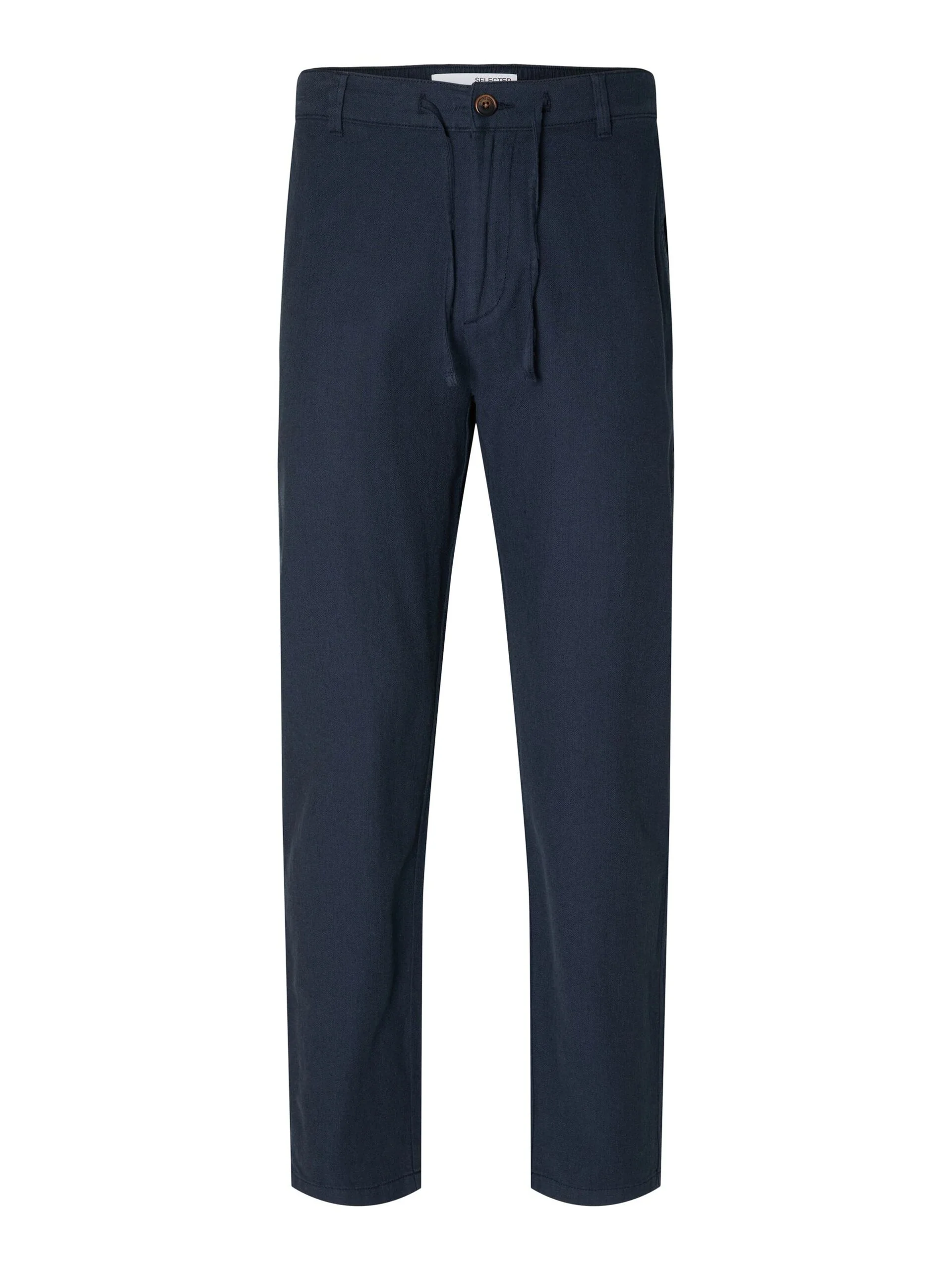 Selected pellavahousut, SLIM TAPE BRODY LINEN PANT Tummansininen - Image 3