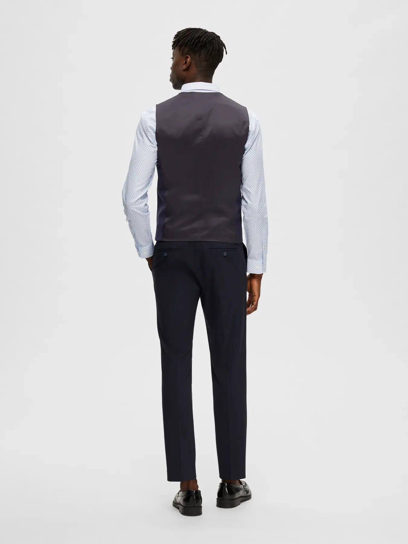 Selected Pukuliivi, LIAM VEST FLEX Navy Blazer - Image 2