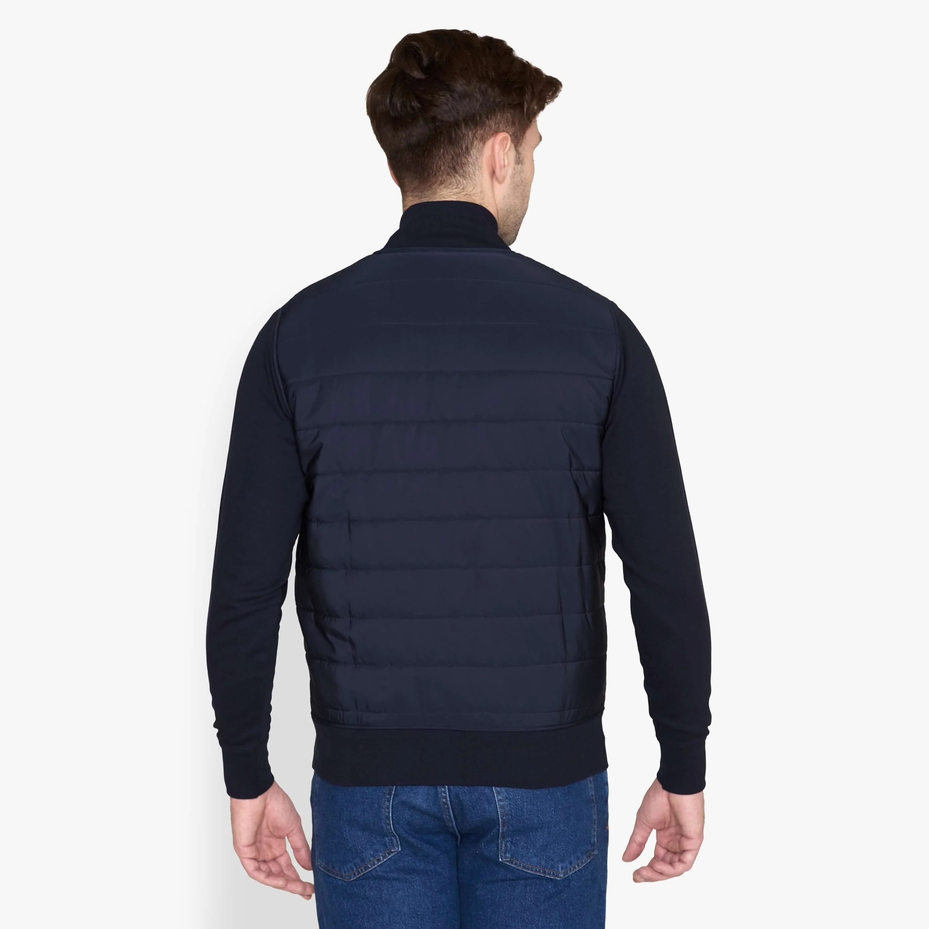 SIGNAL Miesten Kevyt Takki, MIKE MIXED SWEATSHIRT. Tummansininen - Image 2
