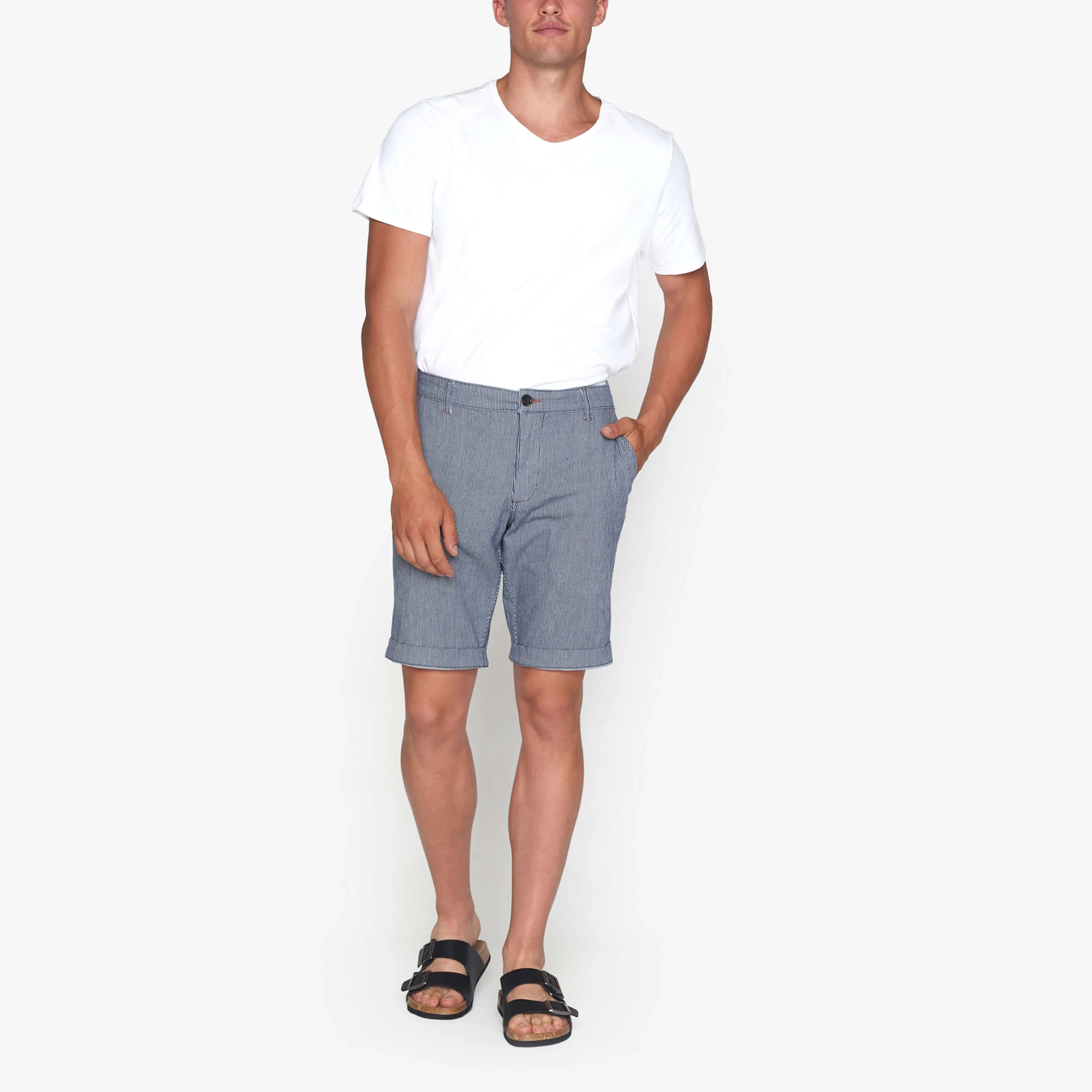 Signal miesten shortsit, HECTOR STRIPE Raidallinen Sininen - Image 3