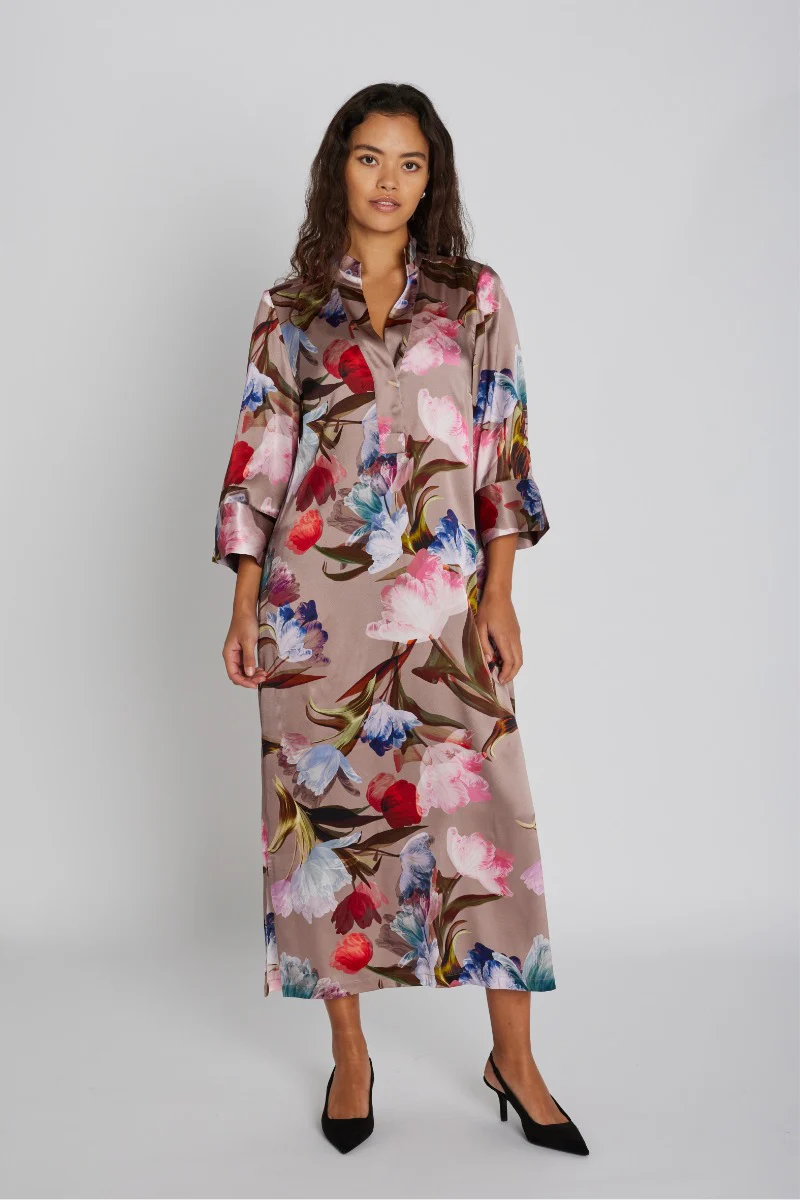 Philosophy Blues Original naisten mekko Silky Simbia Dress, monivärinen kuosi