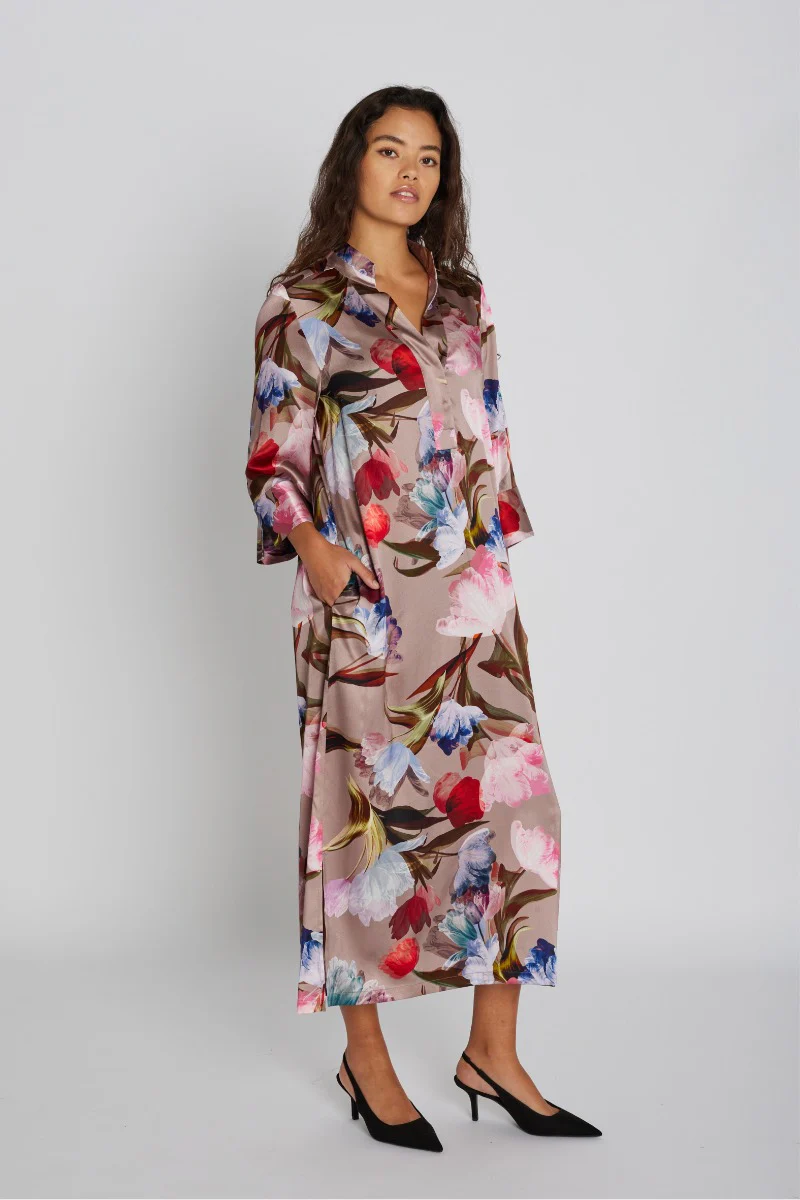 Philosophy Blues Original naisten mekko Silky Simbia Dress, monivärinen kuosi - Image 3