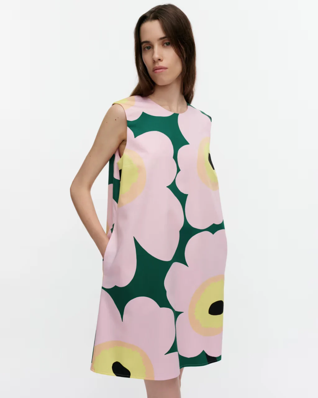 Marimekko mekko Siluetti Unikko, monivärinen kuosi - Image 5